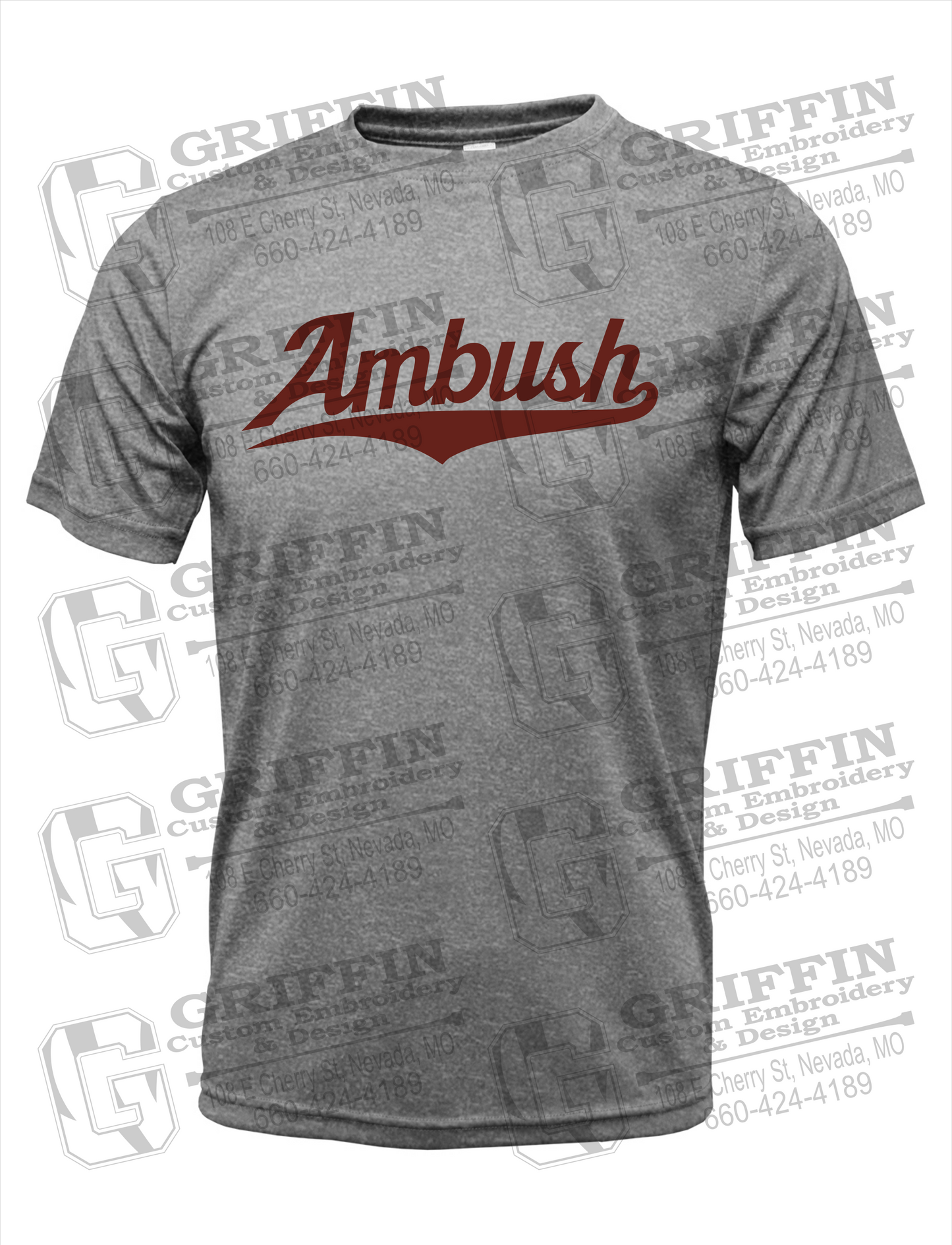 Dry-Fit Short Sleeve T-Shirt - Ambush Baseball