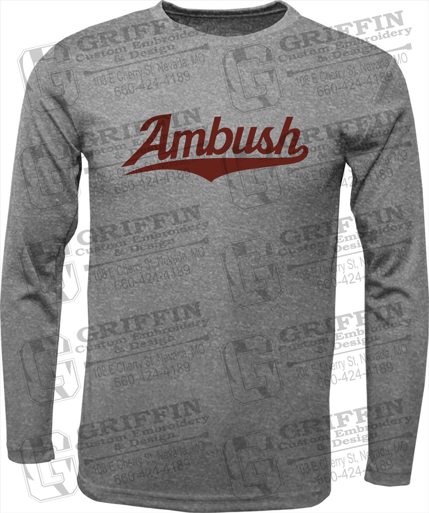 Toddler Long Sleeve Dry-Fit T-Shirt - Ambush Baseball