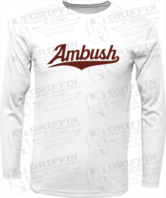 Toddler Long Sleeve Dry-Fit T-Shirt - Ambush Baseball