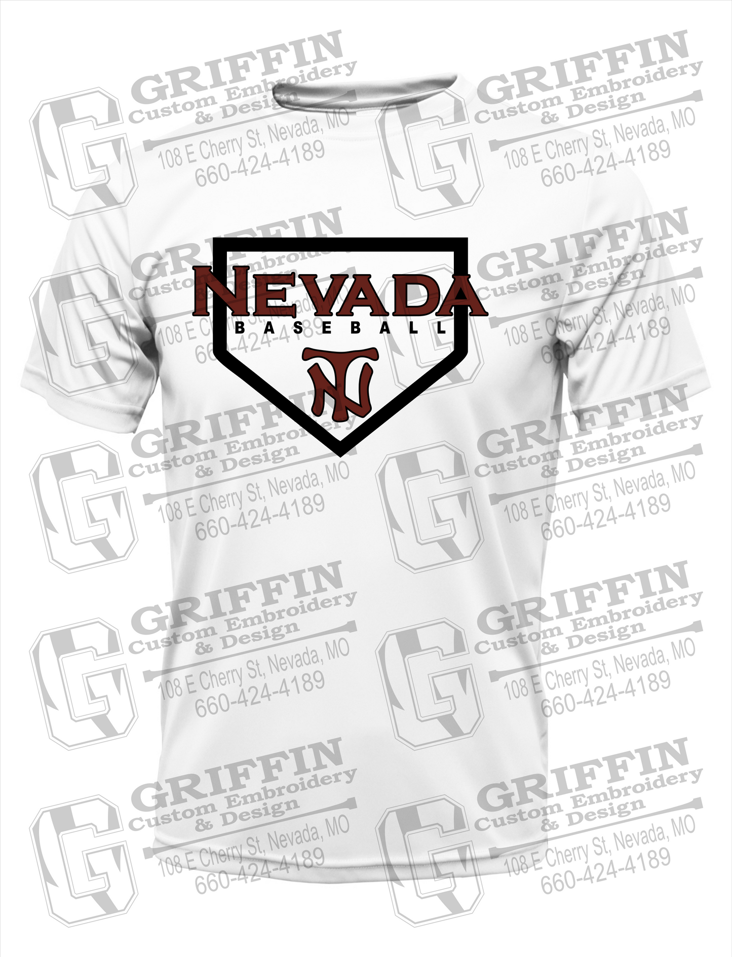 Dry-Fit Short Sleeve T-Shirt - Baseball - Nevada Tigers 21-S