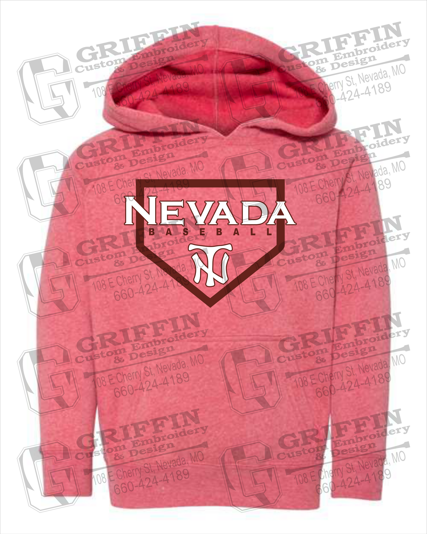 Nevada Tigers 21-S Toddler Hoodie - Baseball