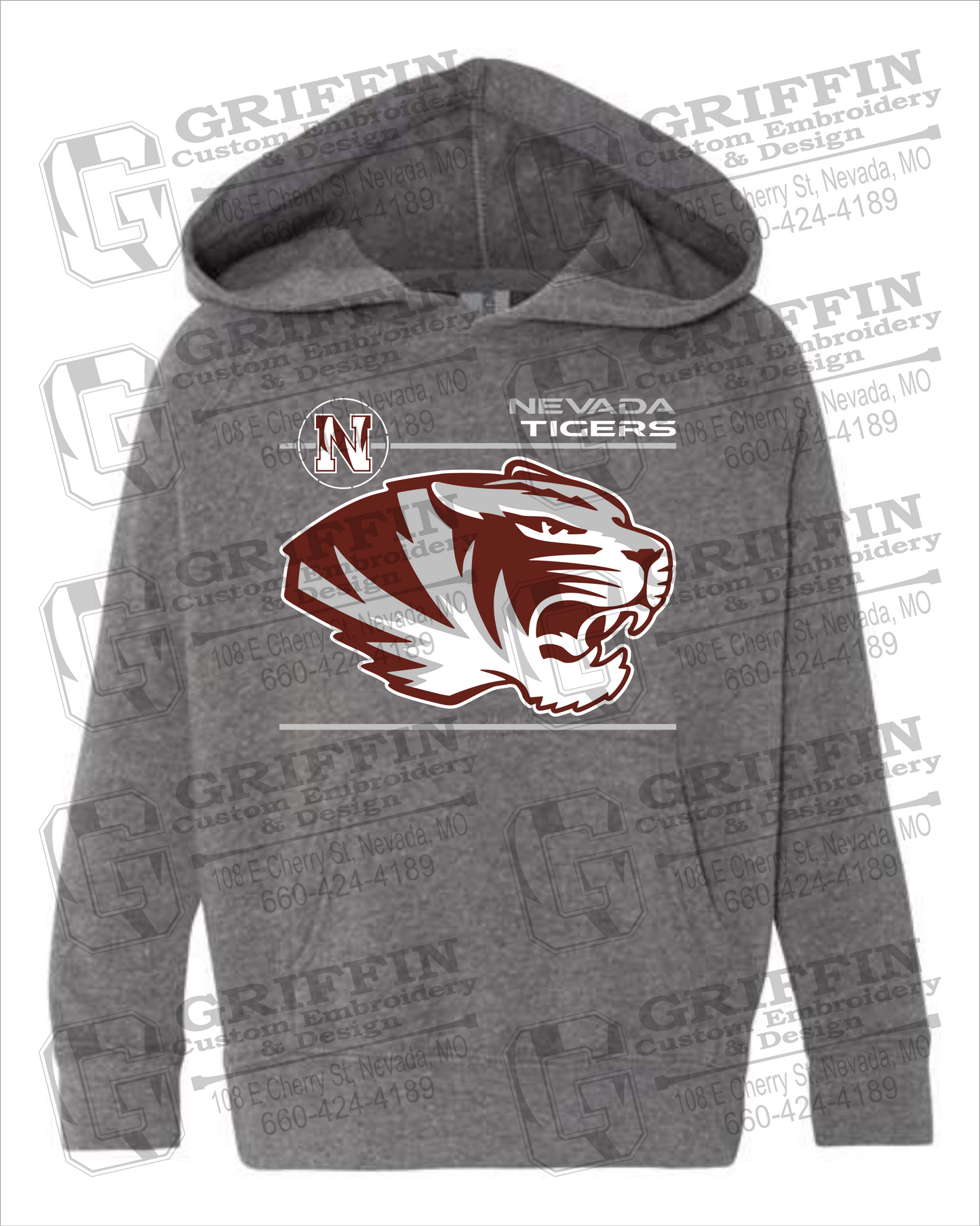 Nevada Tigers 22-D Toddler Hoodie