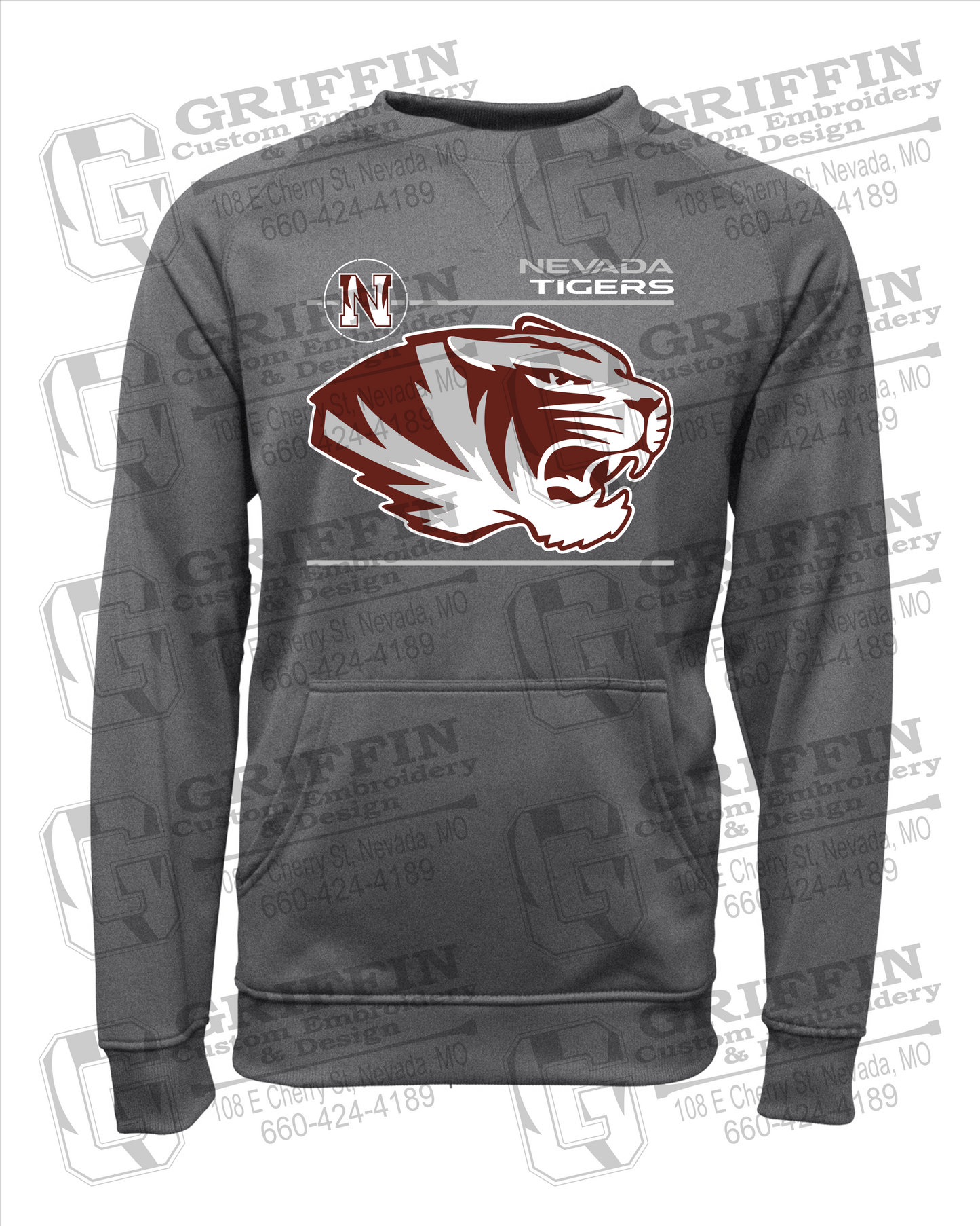 Performance Fleece Sweatshirt - Nevada Tigers 22-D