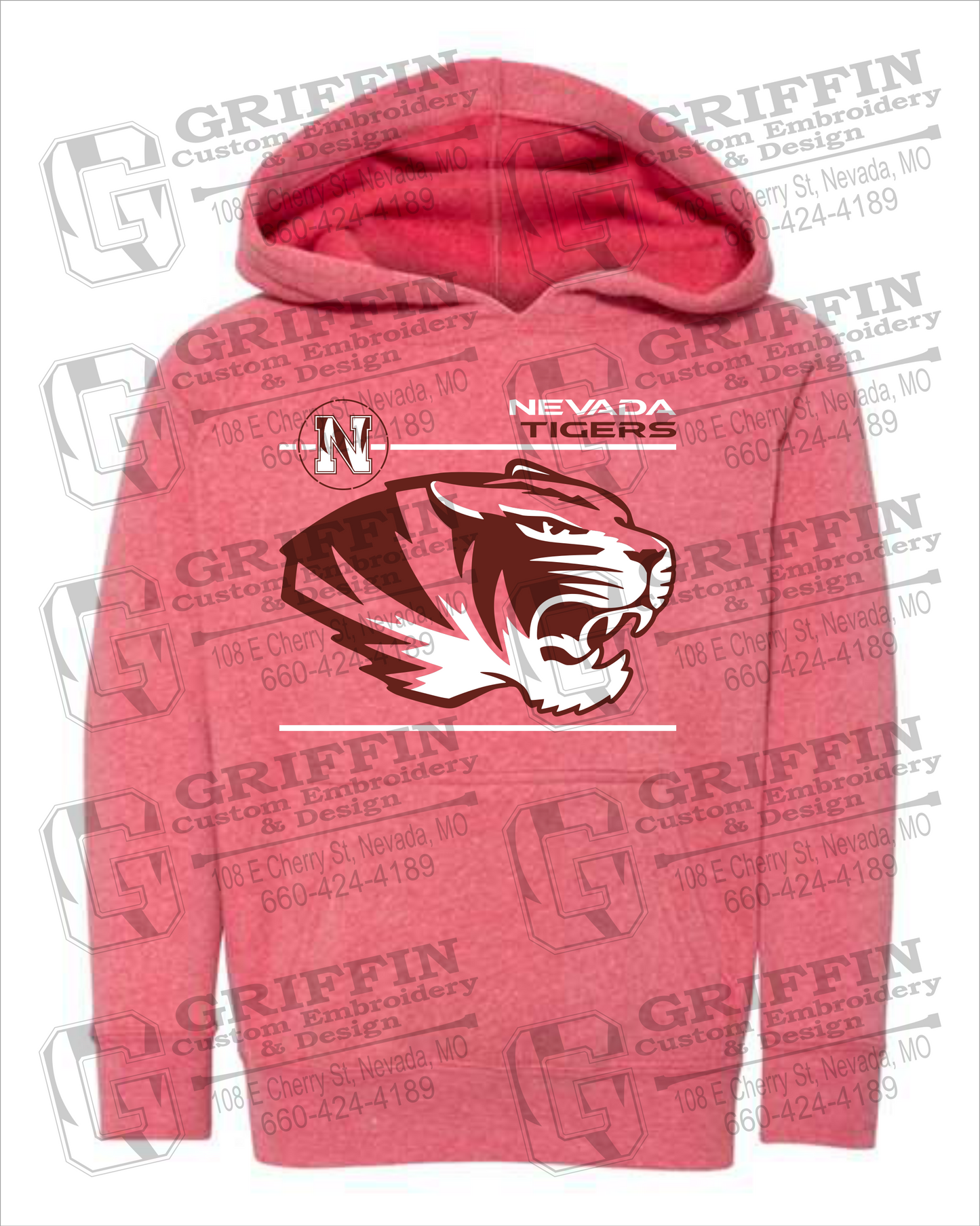 Nevada Tigers 22-D Toddler Hoodie