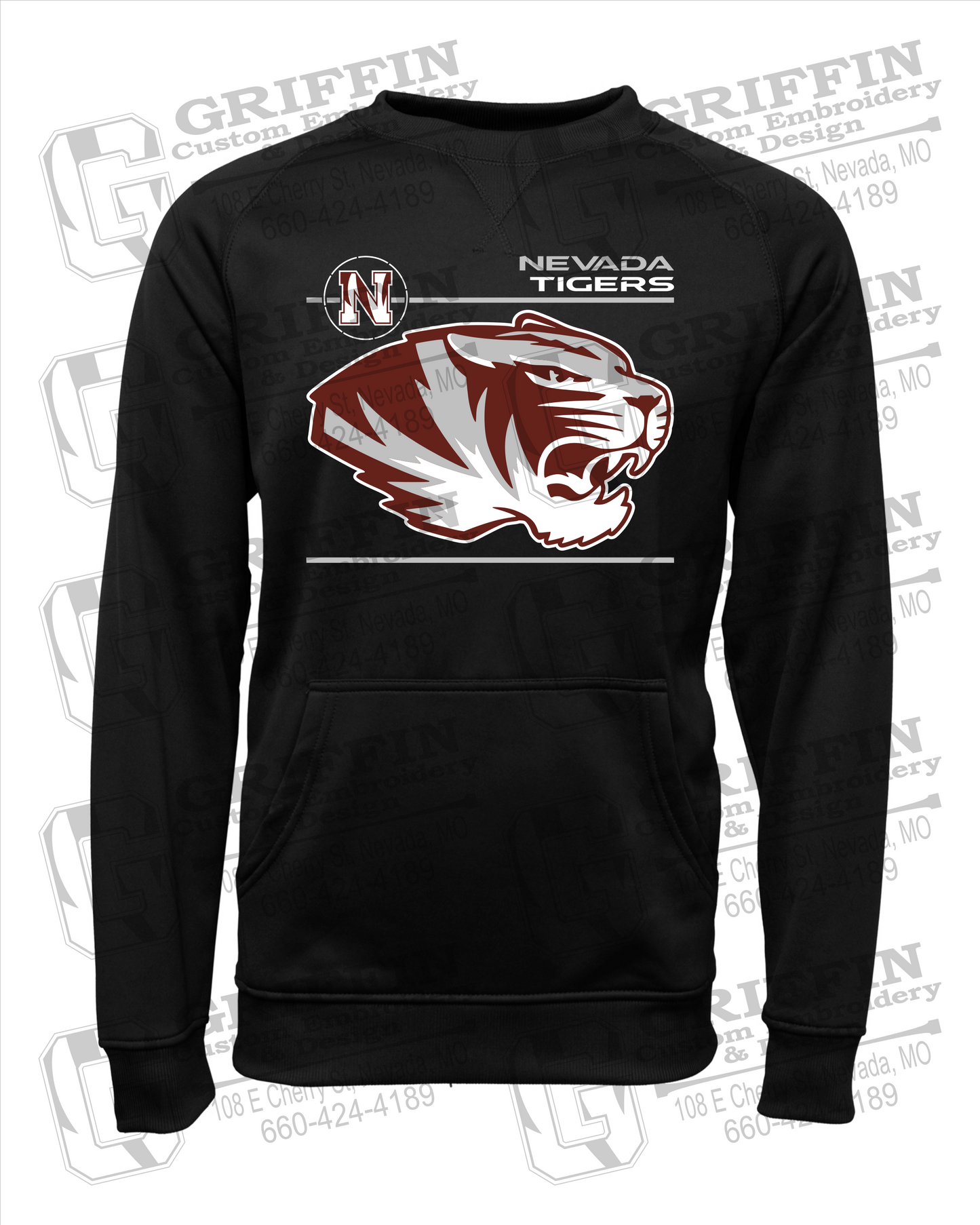 Performance Fleece Sweatshirt - Nevada Tigers 22-D