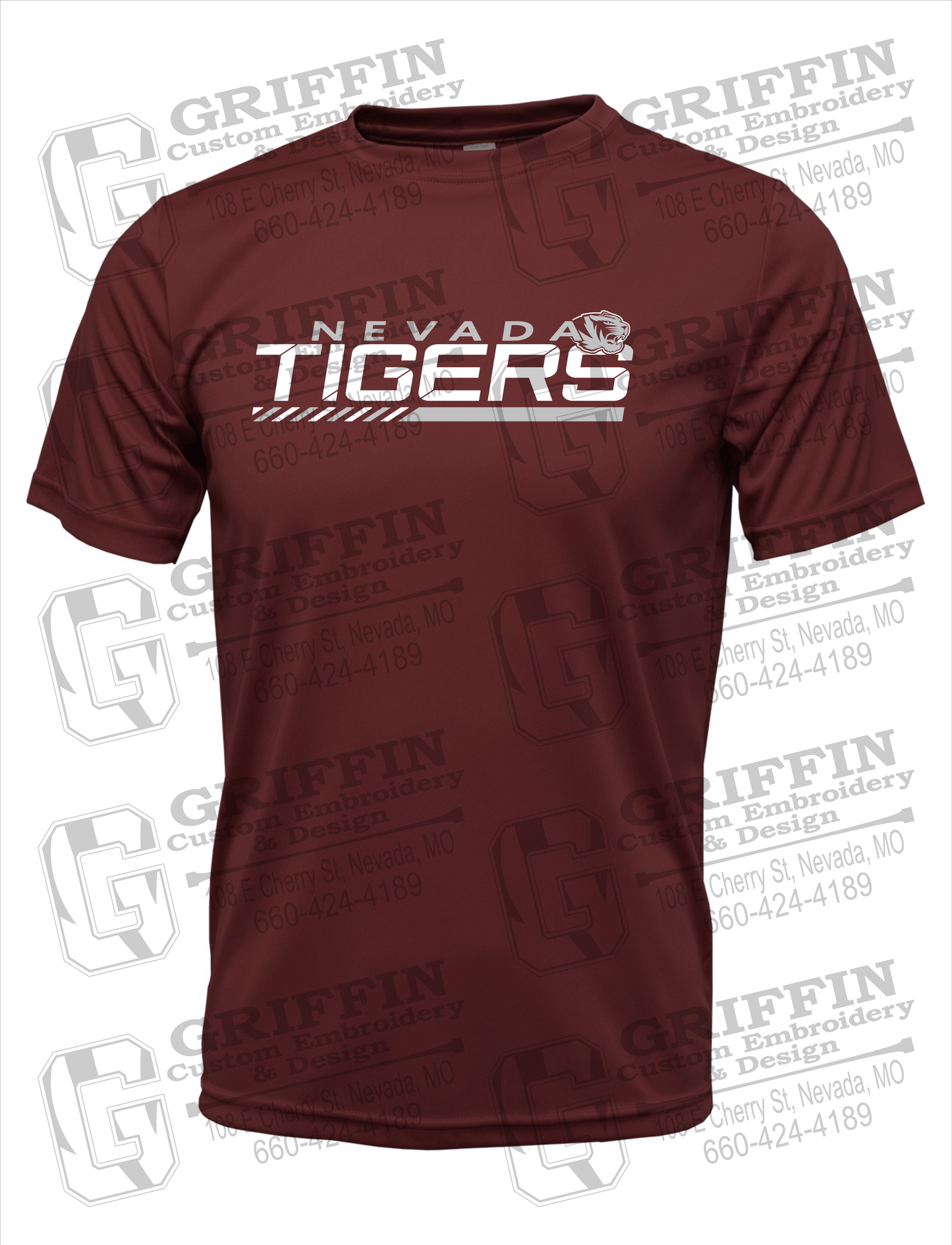 Dry-Fit Short Sleeve T-Shirt - Nevada Tigers 22-E