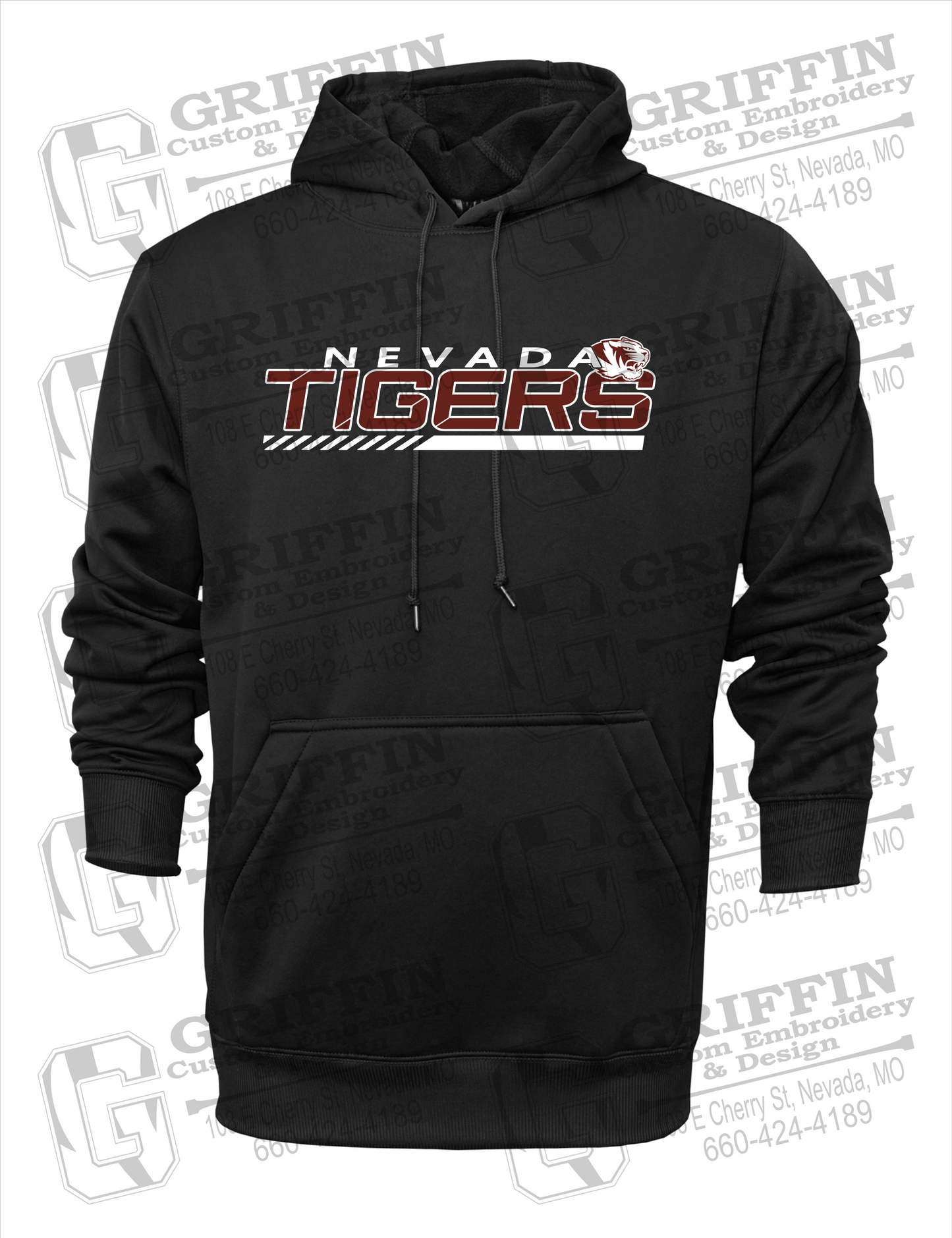 Performance Fleece Hoodie - Nevada Tigers 22-E