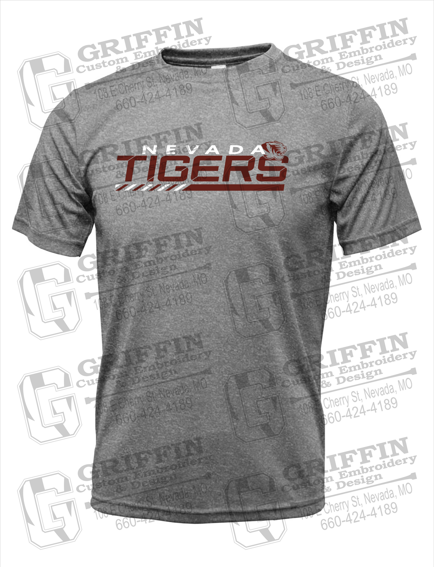 Dry-Fit Short Sleeve T-Shirt - Nevada Tigers 22-E
