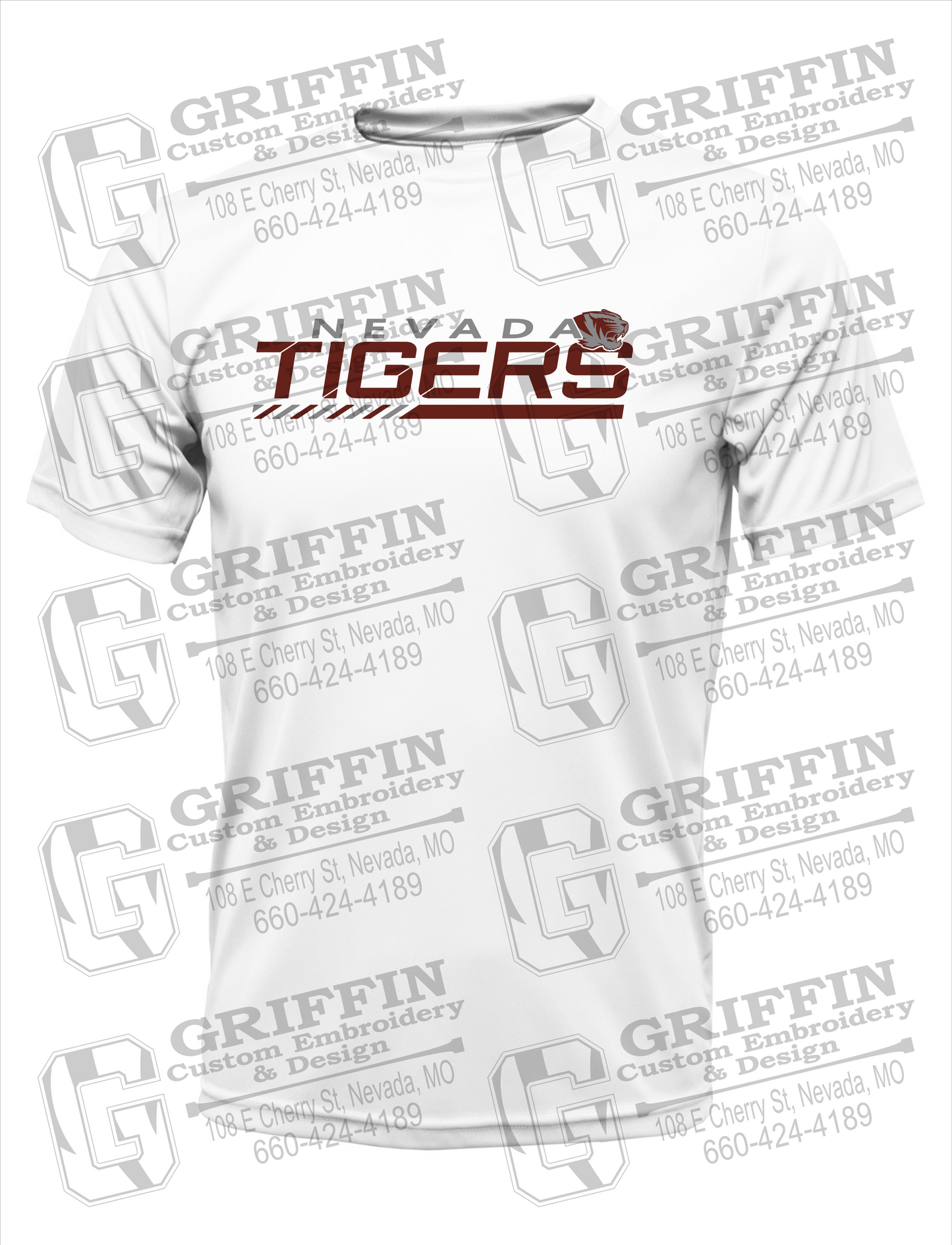 Dry-Fit Short Sleeve T-Shirt - Nevada Tigers 22-E