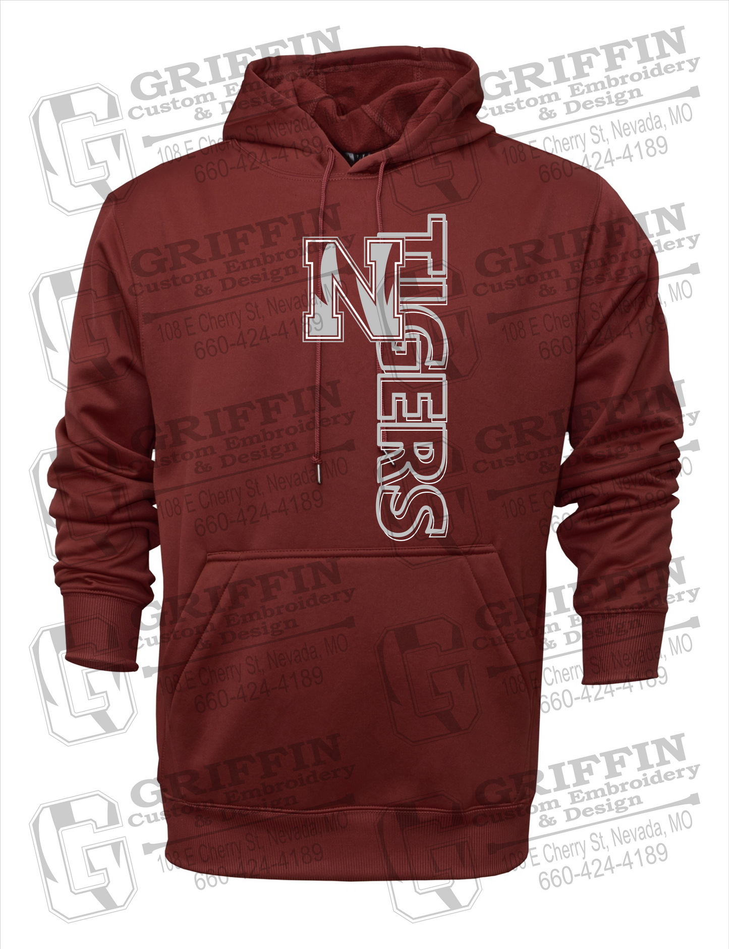 Performance Fleece Hoodie - Nevada Tigers 22-F
