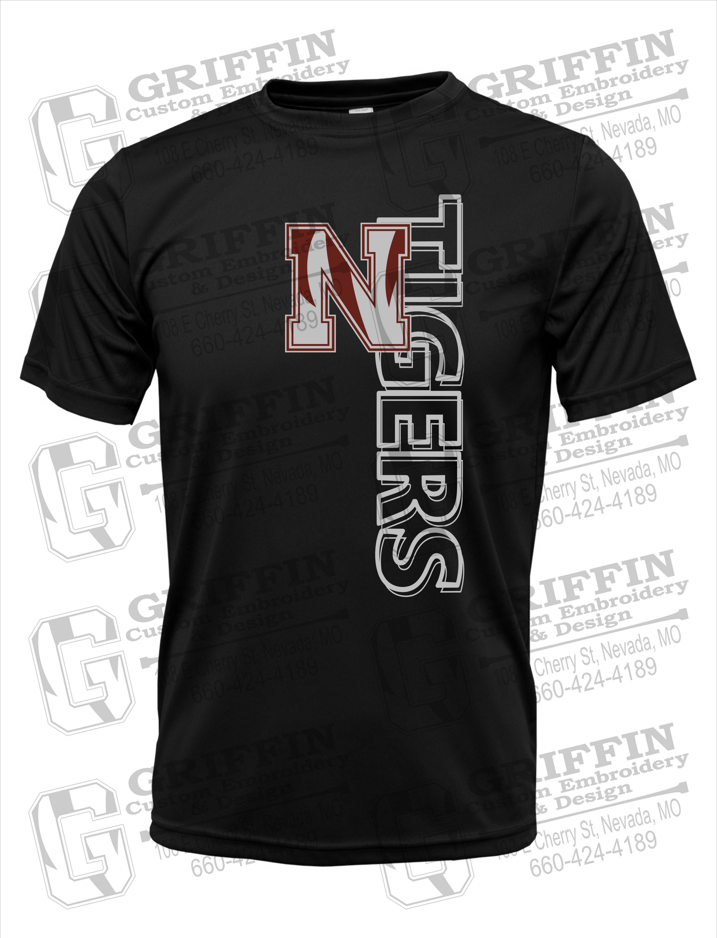 Dry-Fit Short Sleeve T-Shirt - Nevada Tigers 22-F