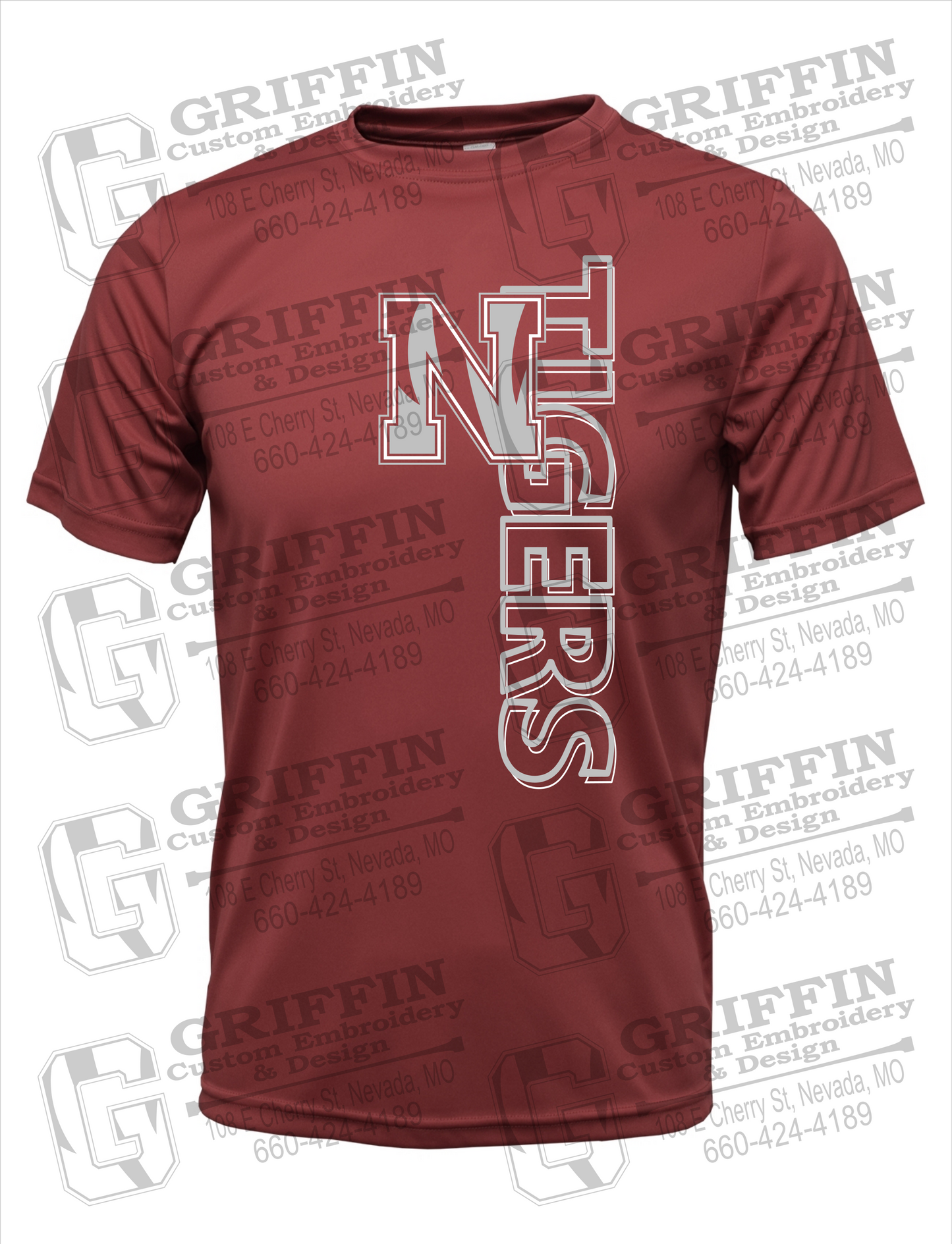 Dry-Fit Short Sleeve T-Shirt - Nevada Tigers 22-F