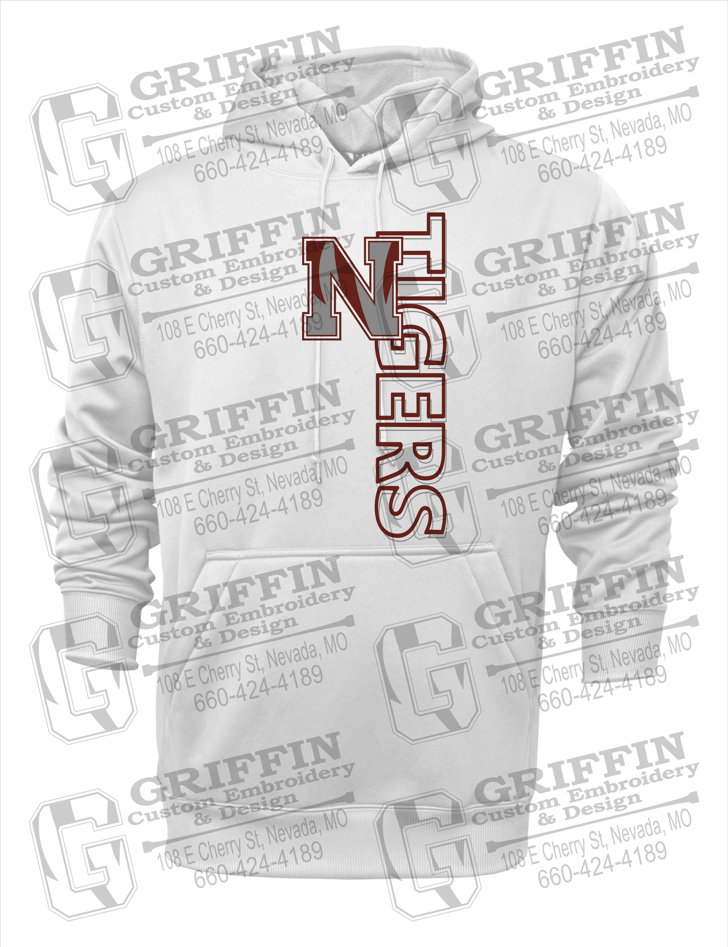 Performance Fleece Hoodie - Nevada Tigers 22-F
