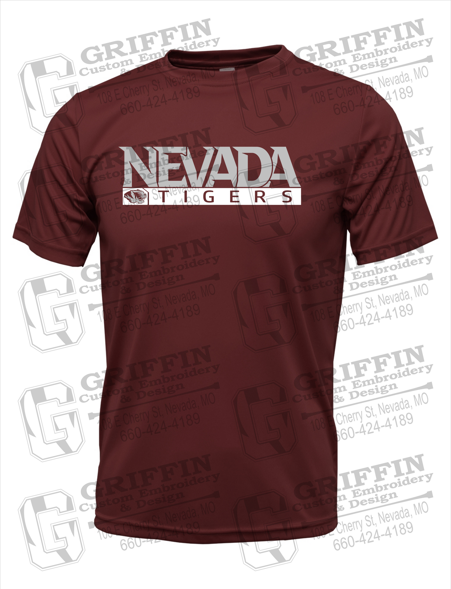 Dry-Fit Short Sleeve T-Shirt - Nevada Tigers 22-G
