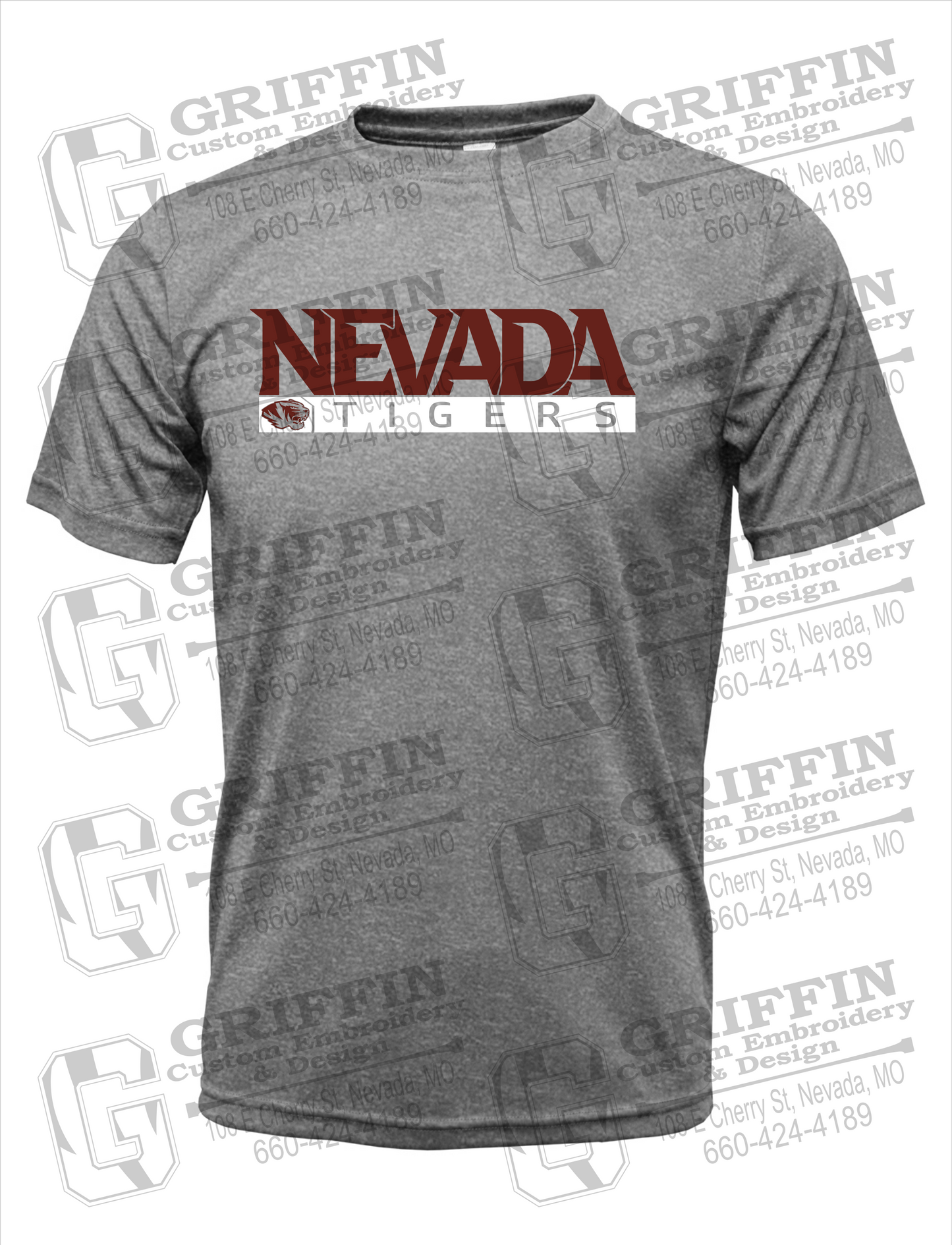 Dry-Fit Short Sleeve T-Shirt - Nevada Tigers 22-G