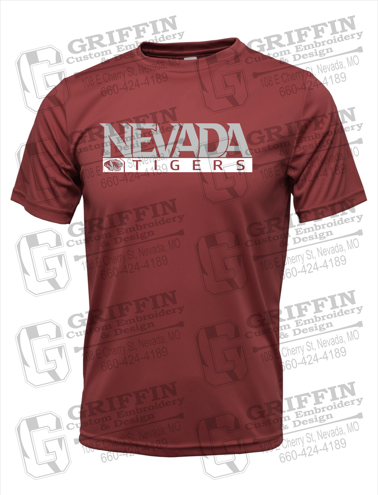 Dry-Fit Short Sleeve T-Shirt - Nevada Tigers 22-G