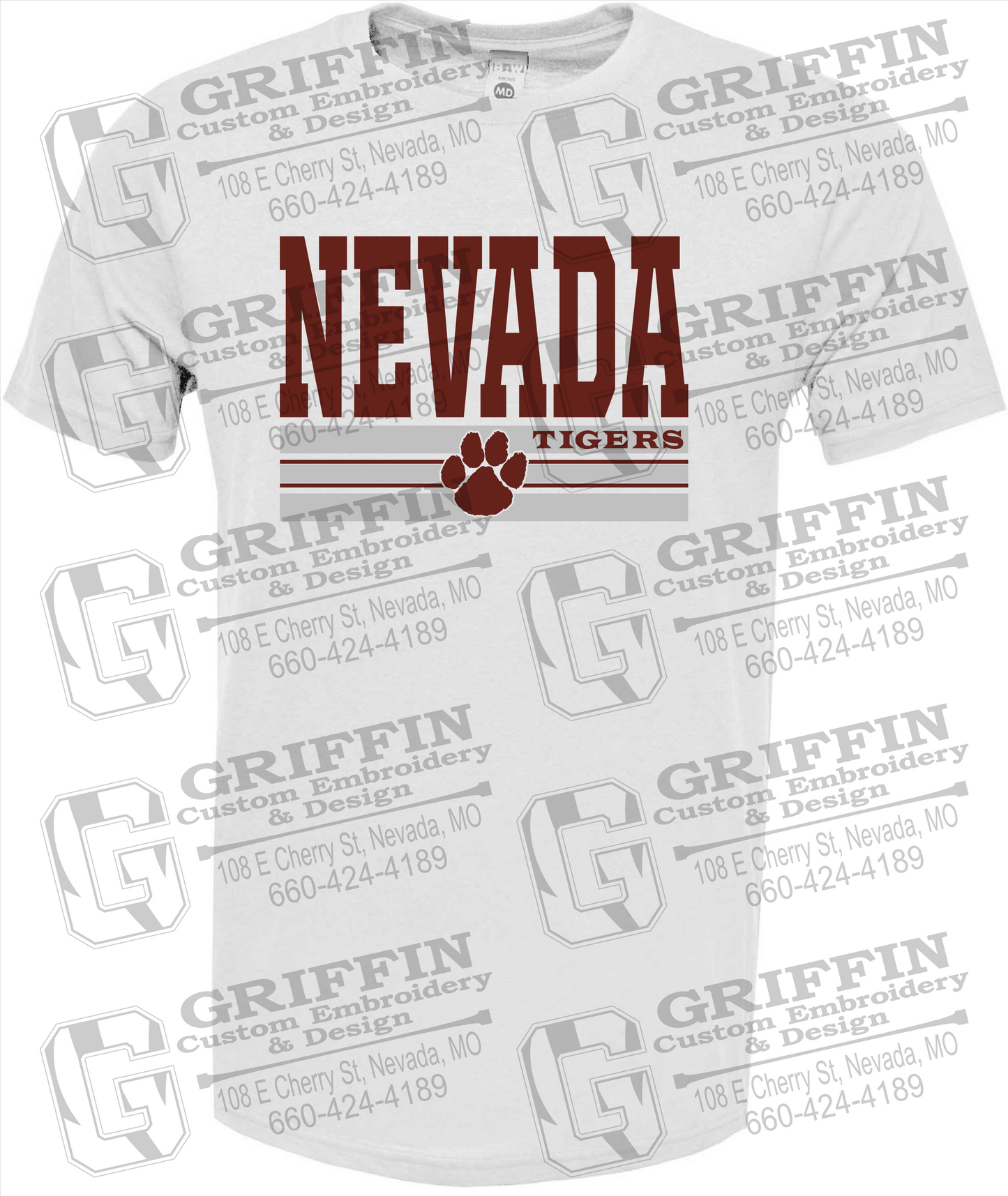 Nevada Tigers 22-V Short Sleeve T-Shirt