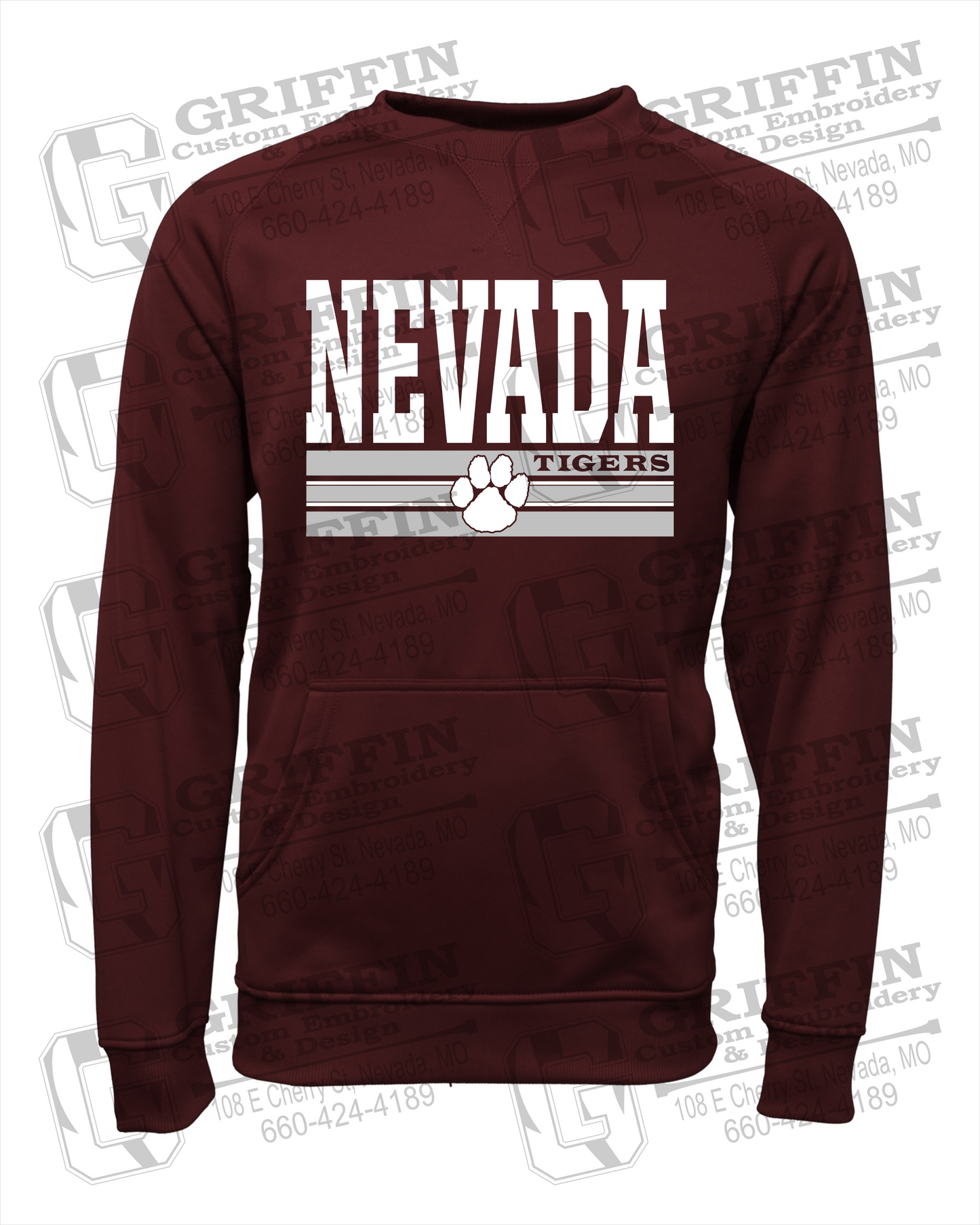 Performance Fleece Sweatshirt - Nevada Tigers 22-V