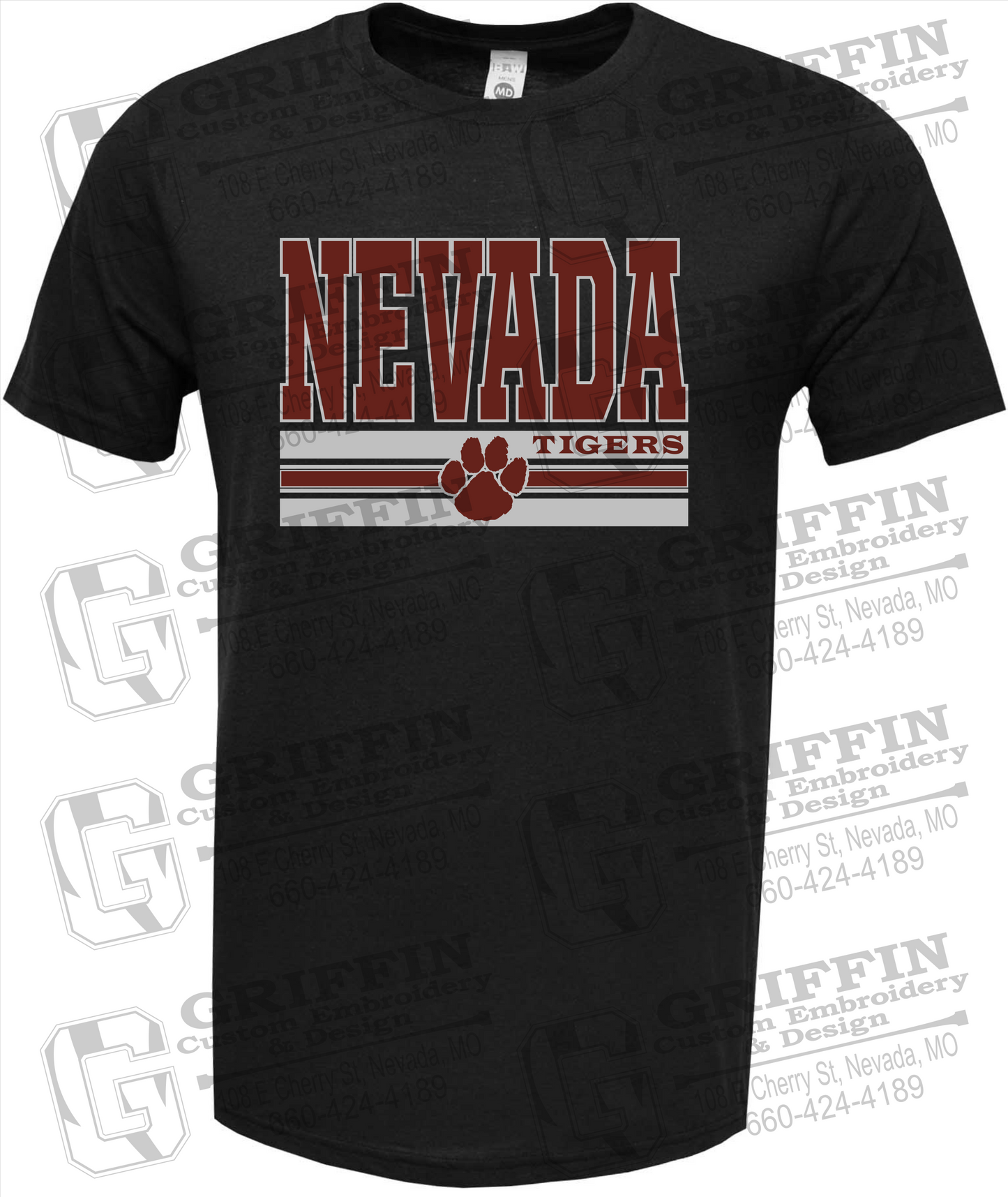 Nevada Tigers 22-V Short Sleeve T-Shirt