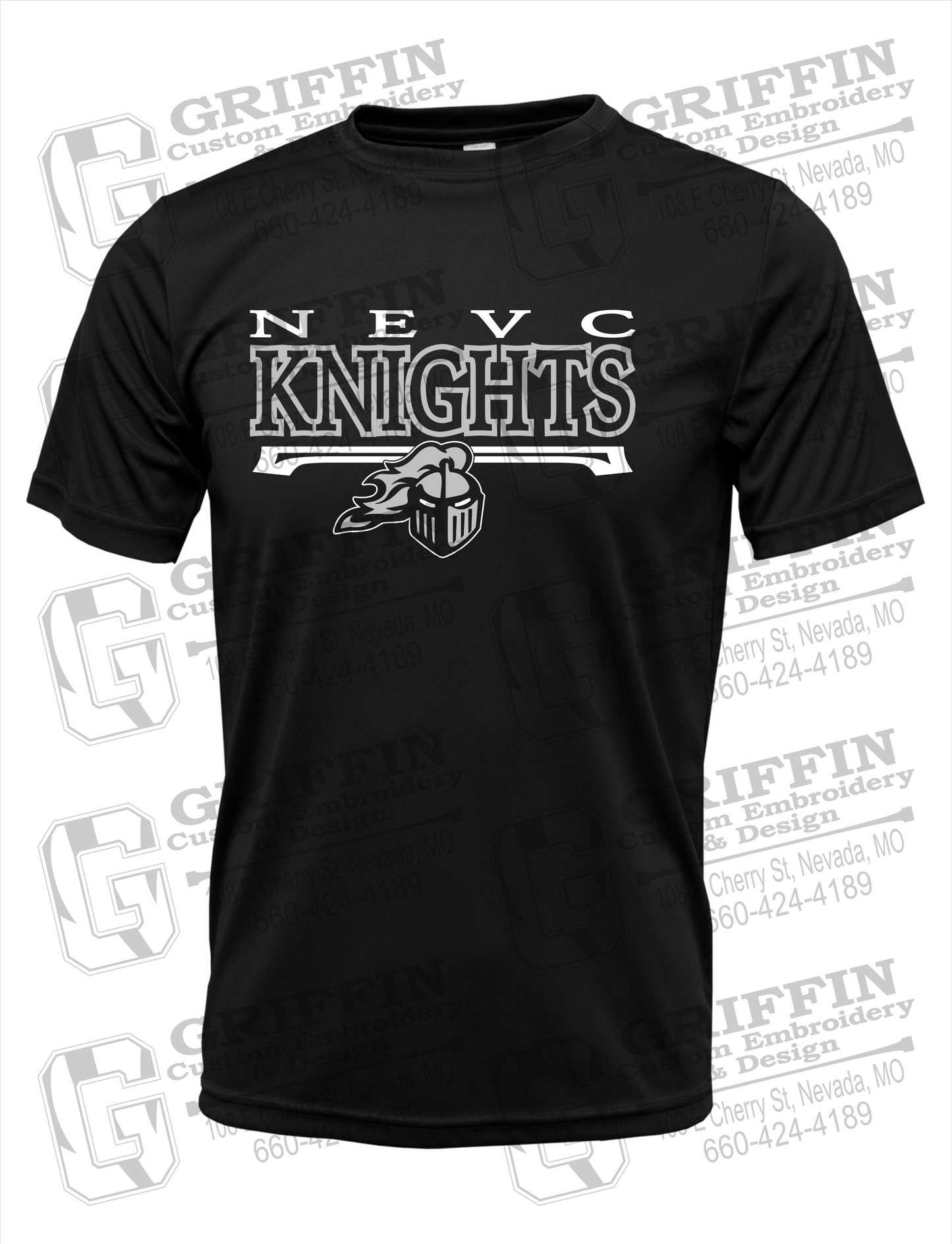 Dry-Fit Short Sleeve T-Shirt - NEVC Knights 23-A