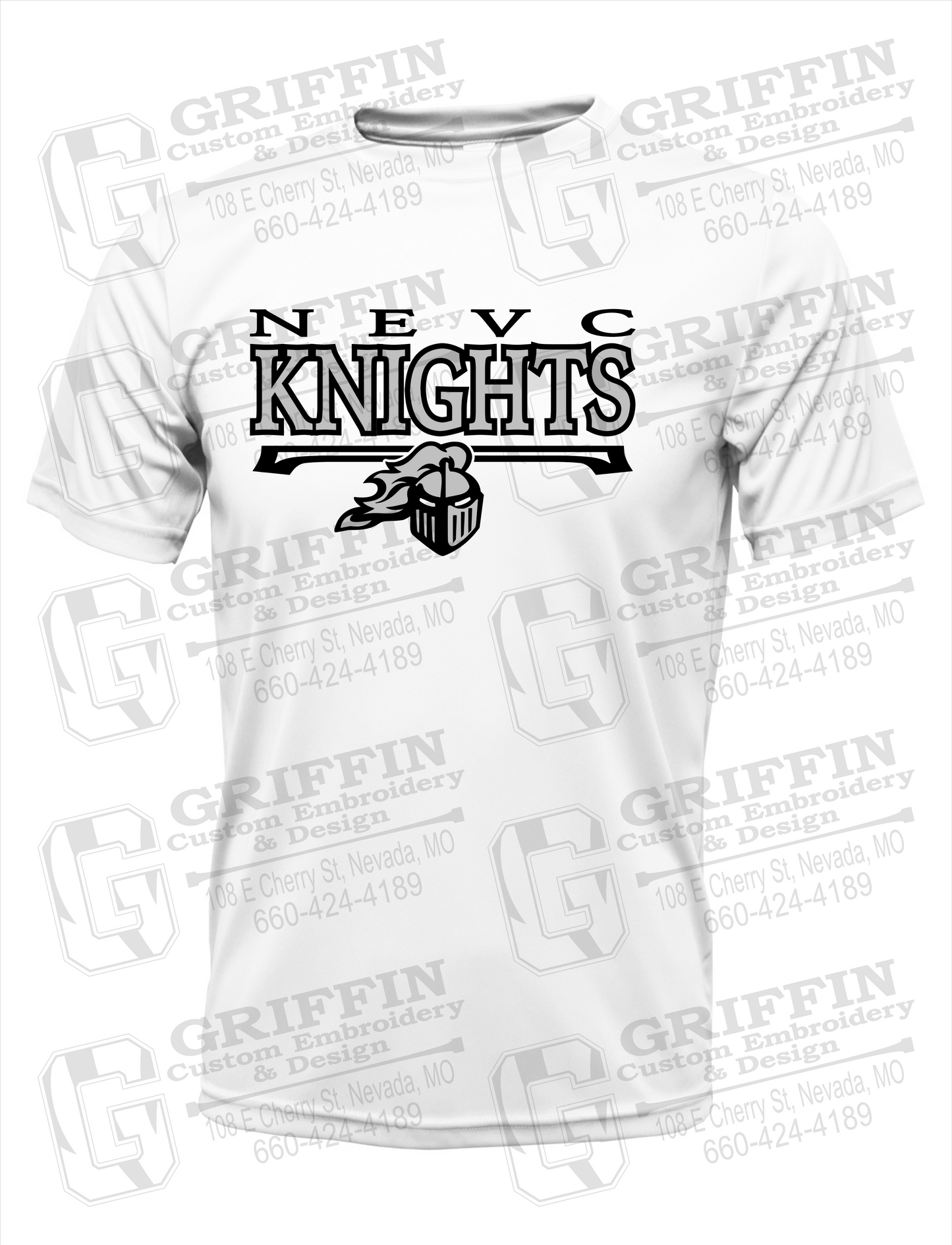 Dry-Fit Short Sleeve T-Shirt - NEVC Knights 23-A