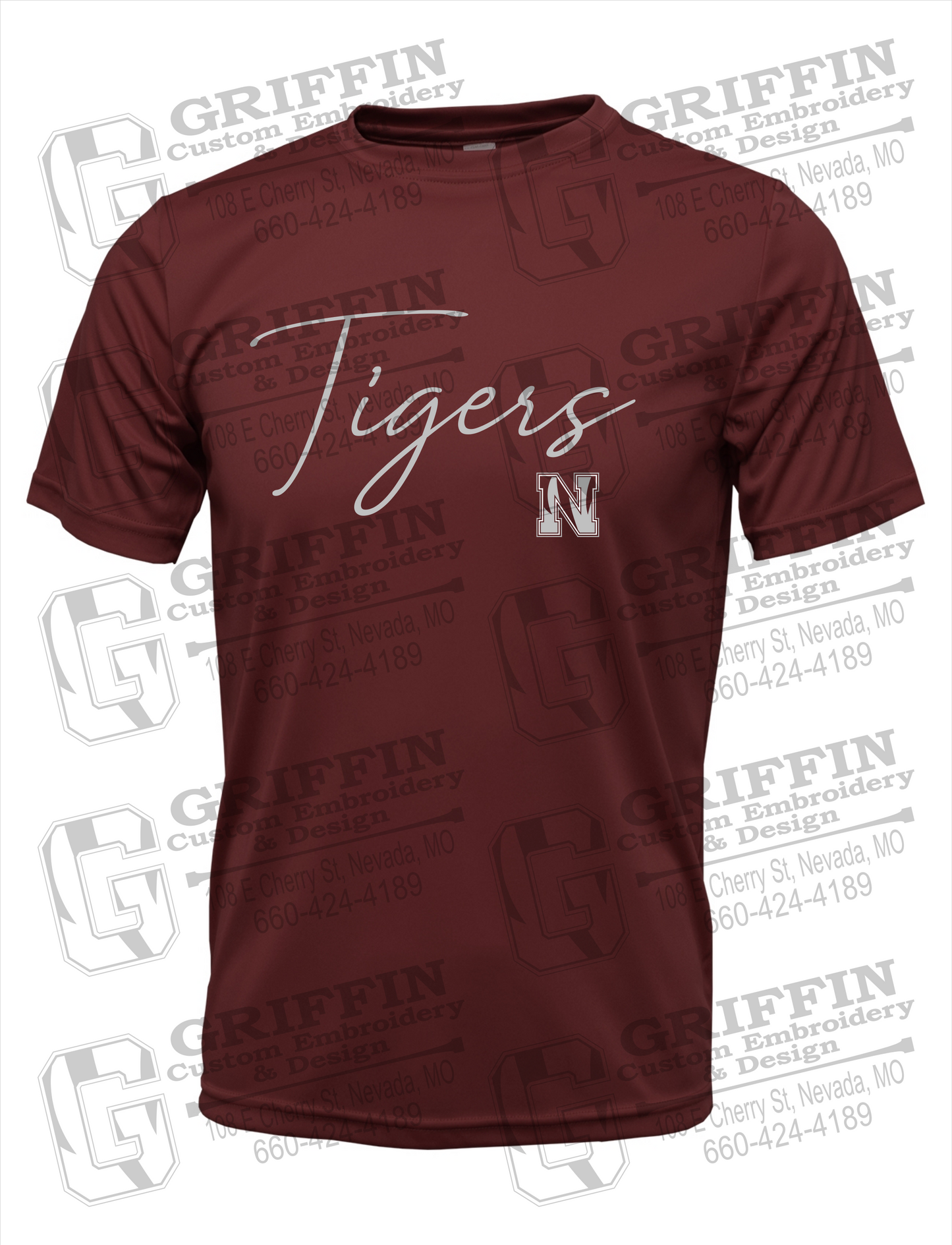 Dry-Fit Short Sleeve T-Shirt - Nevada Tigers 23-A