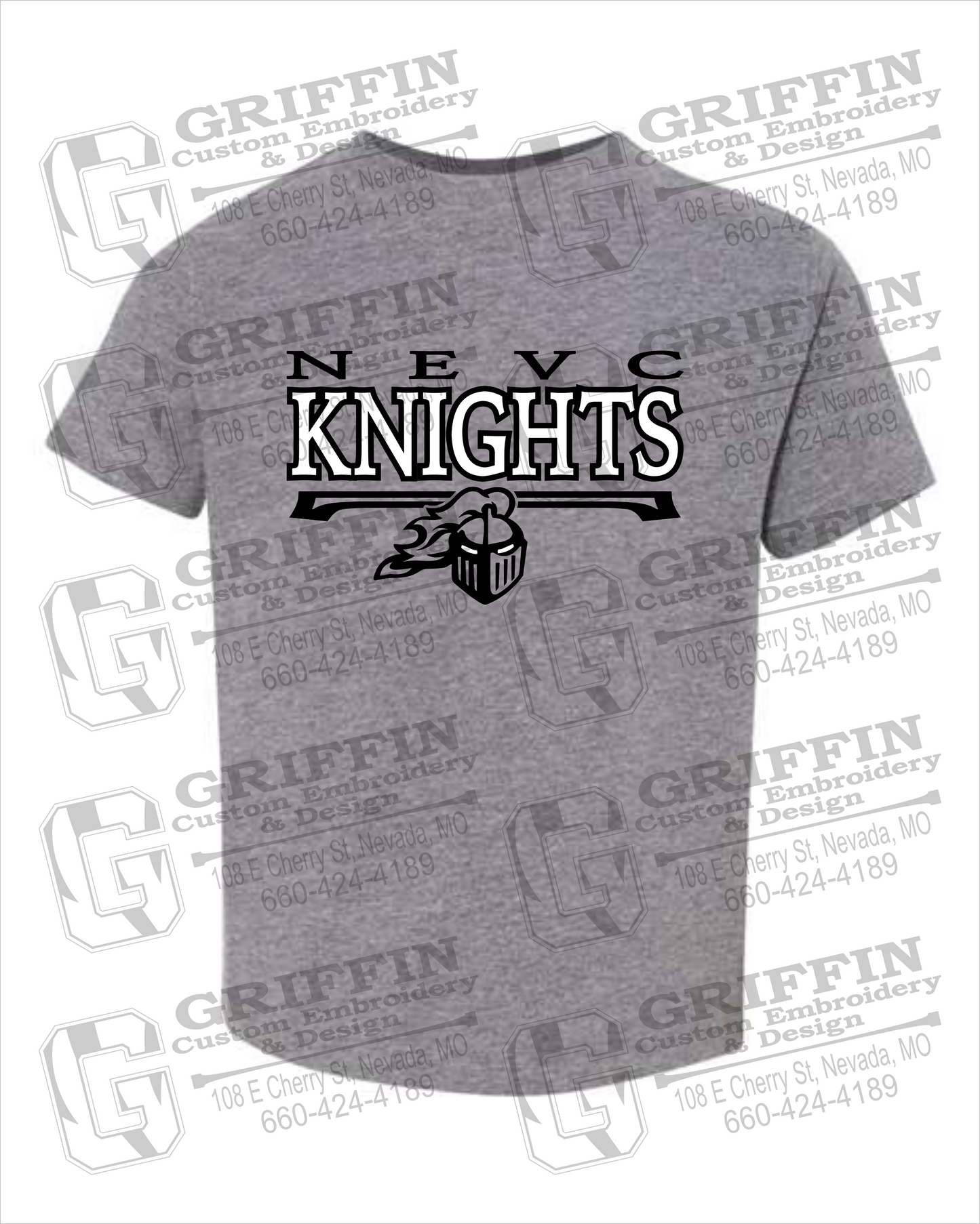 Toddler/Infant Cotton T-Shirt - NEVC Knights 23-A