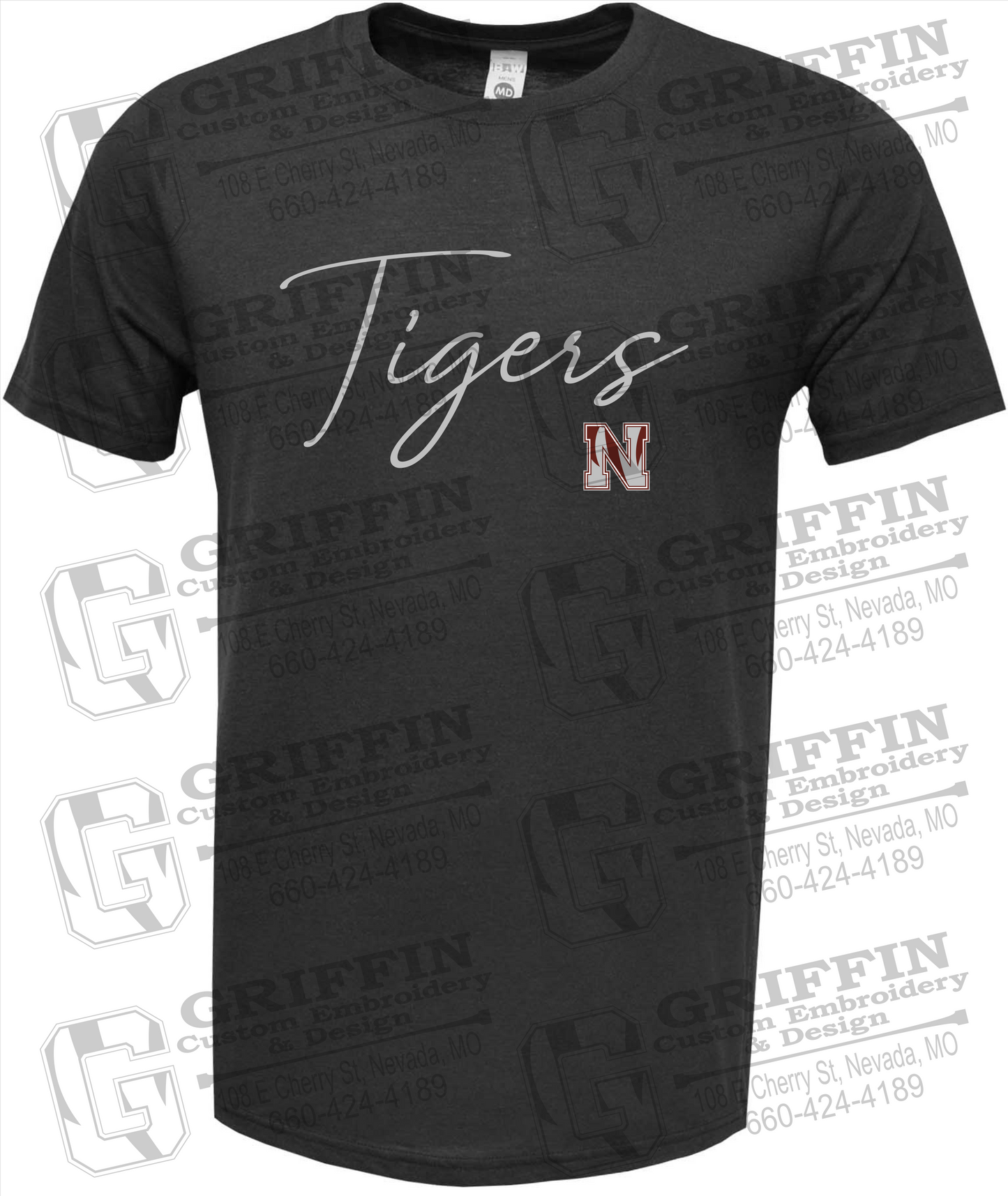 Nevada Tigers 23-A Short Sleeve T-Shirt