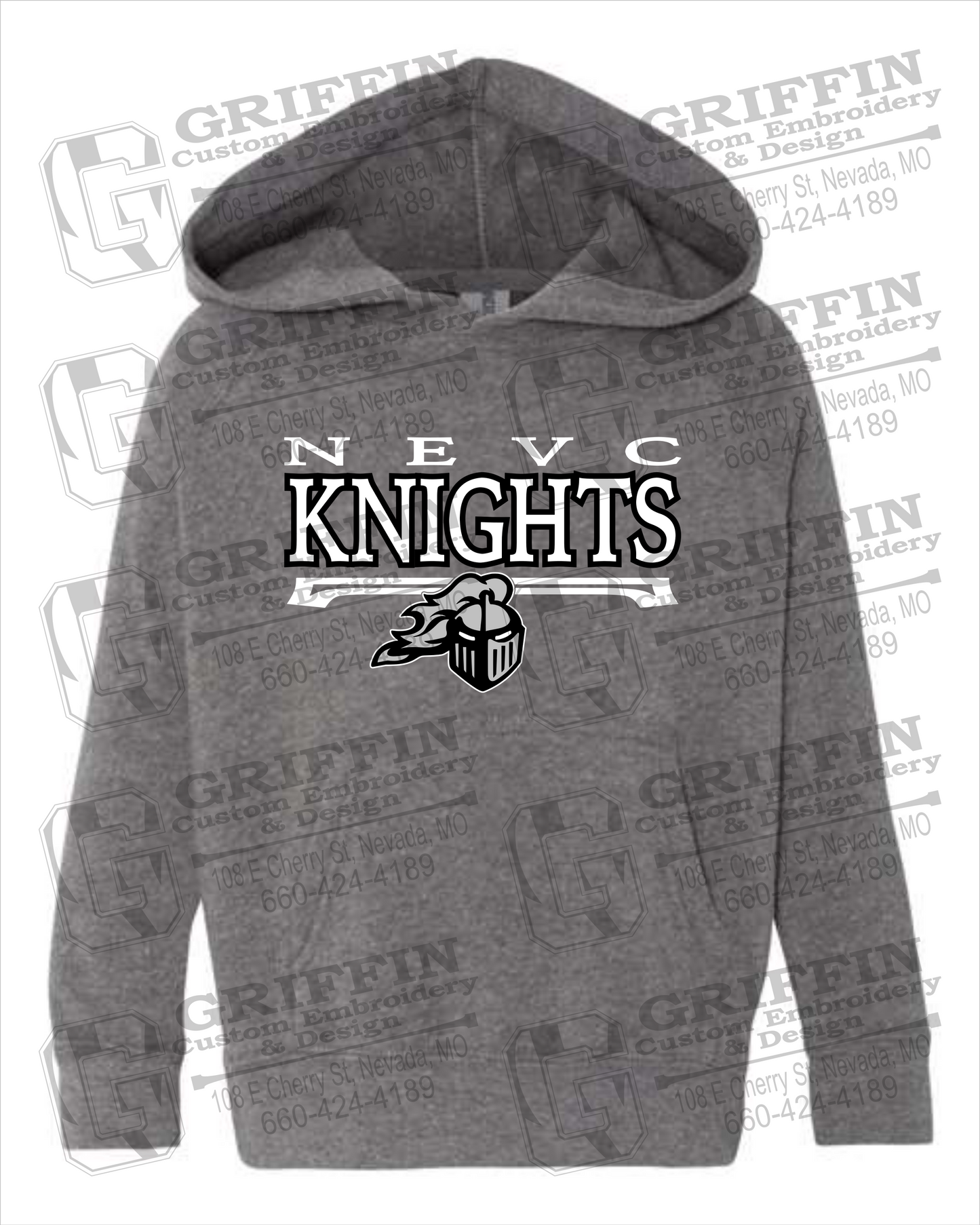 Toddler Hoodie - NEVC Knights 23-A