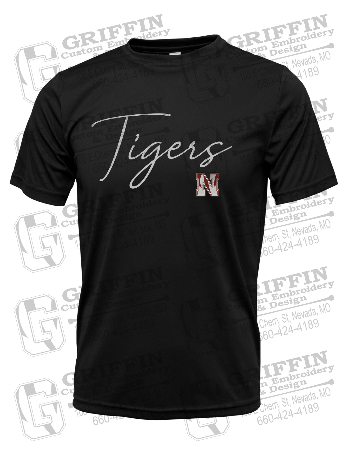Dry-Fit Short Sleeve T-Shirt - Nevada Tigers 23-A
