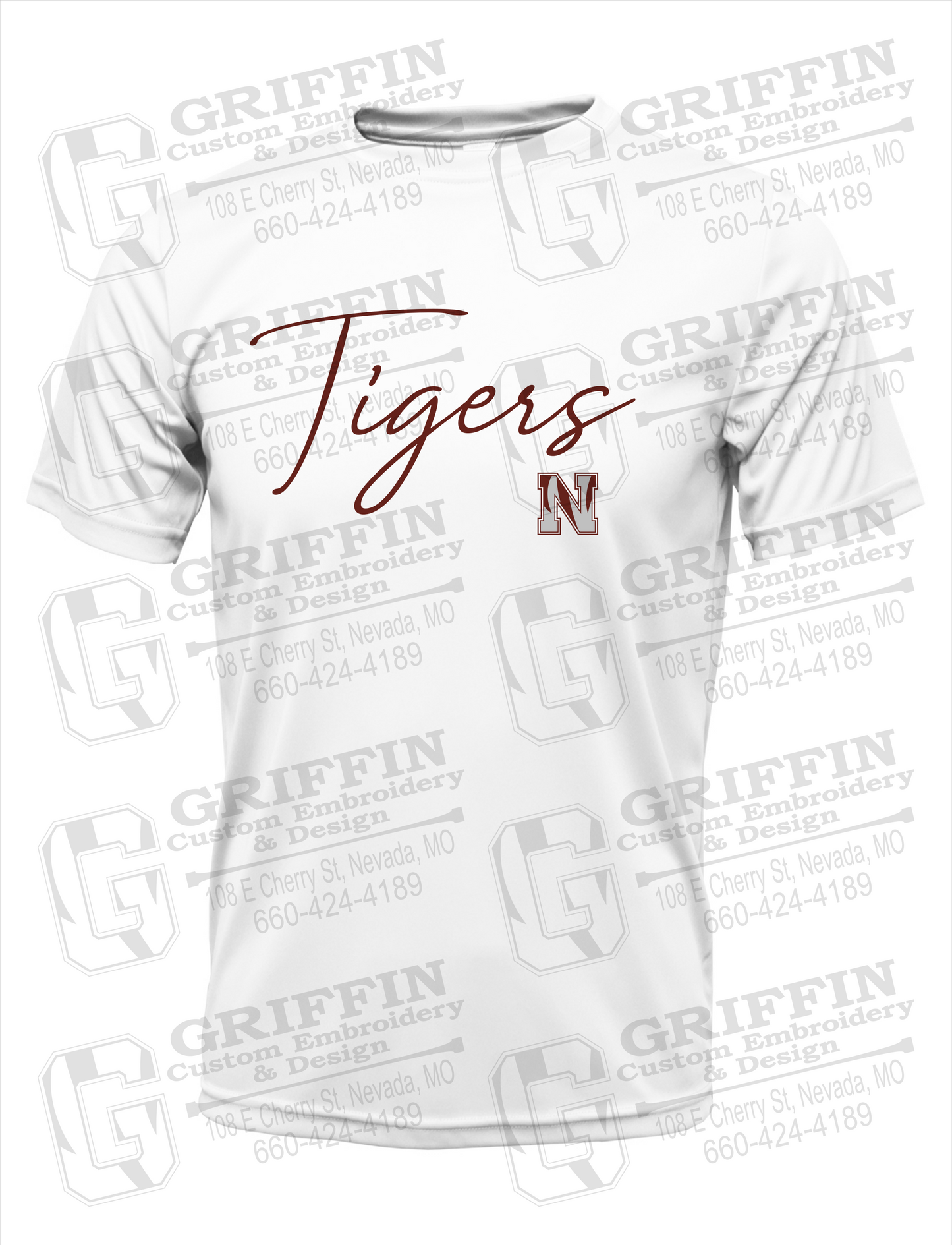 Dry-Fit Short Sleeve T-Shirt - Nevada Tigers 23-A