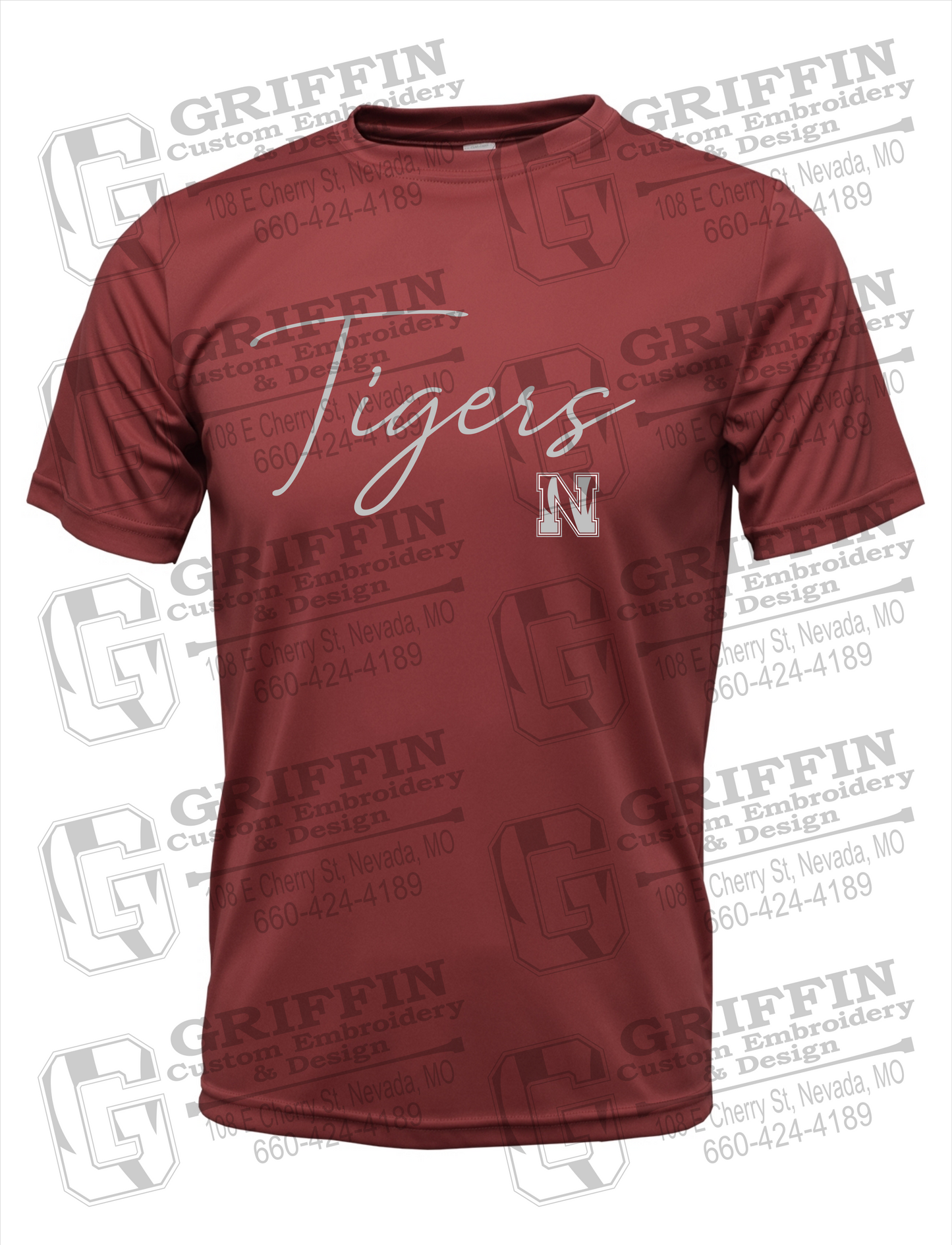 Dry-Fit Short Sleeve T-Shirt - Nevada Tigers 23-A