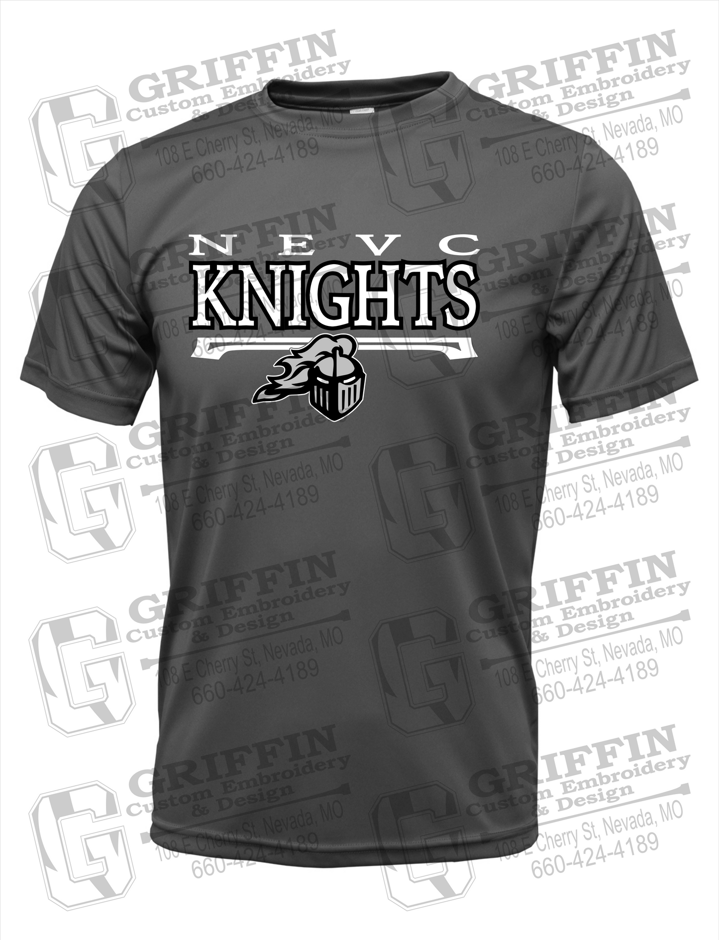 Dry-Fit Short Sleeve T-Shirt - NEVC Knights 23-A