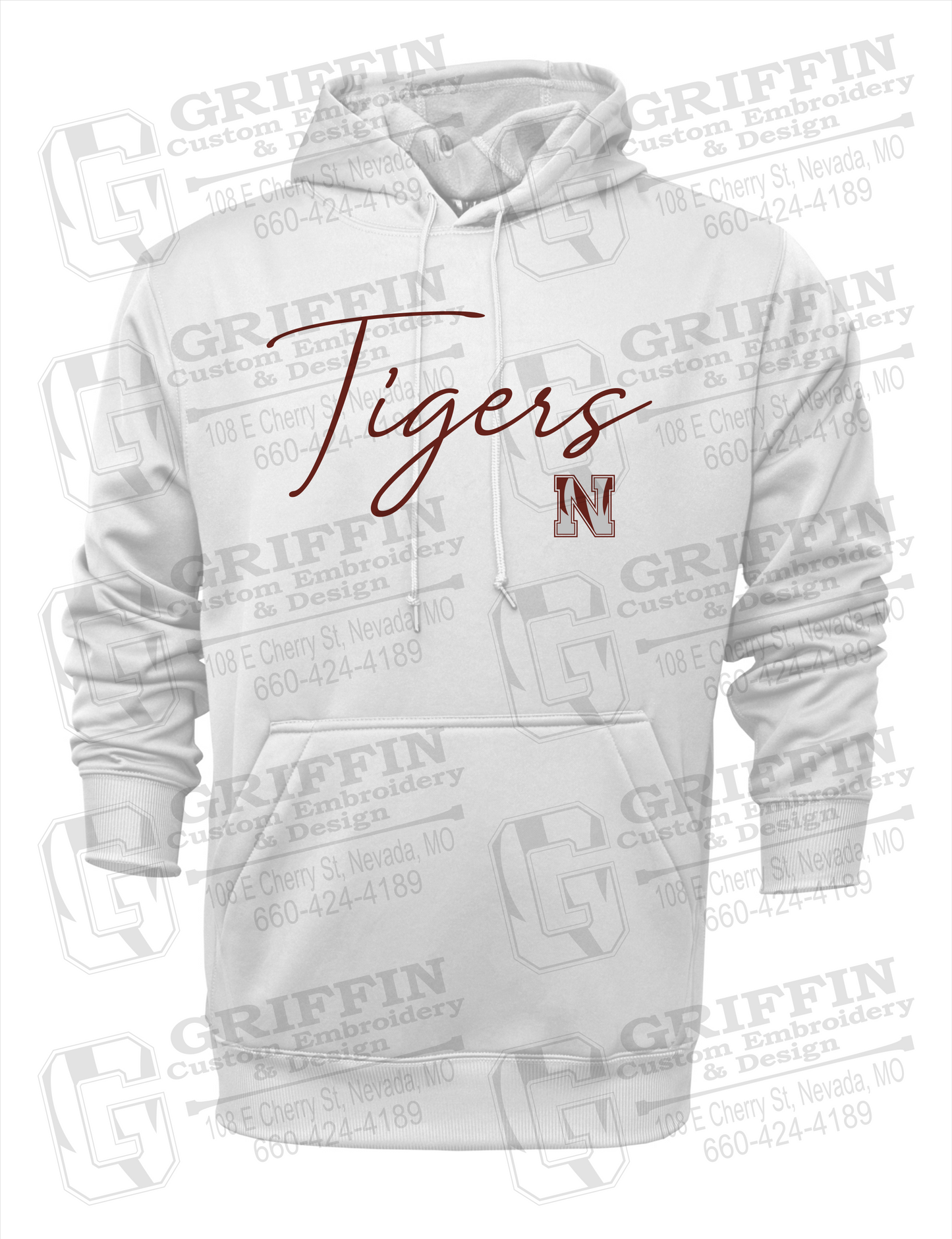 Performance Fleece Hoodie - Nevada Tigers 23-A
