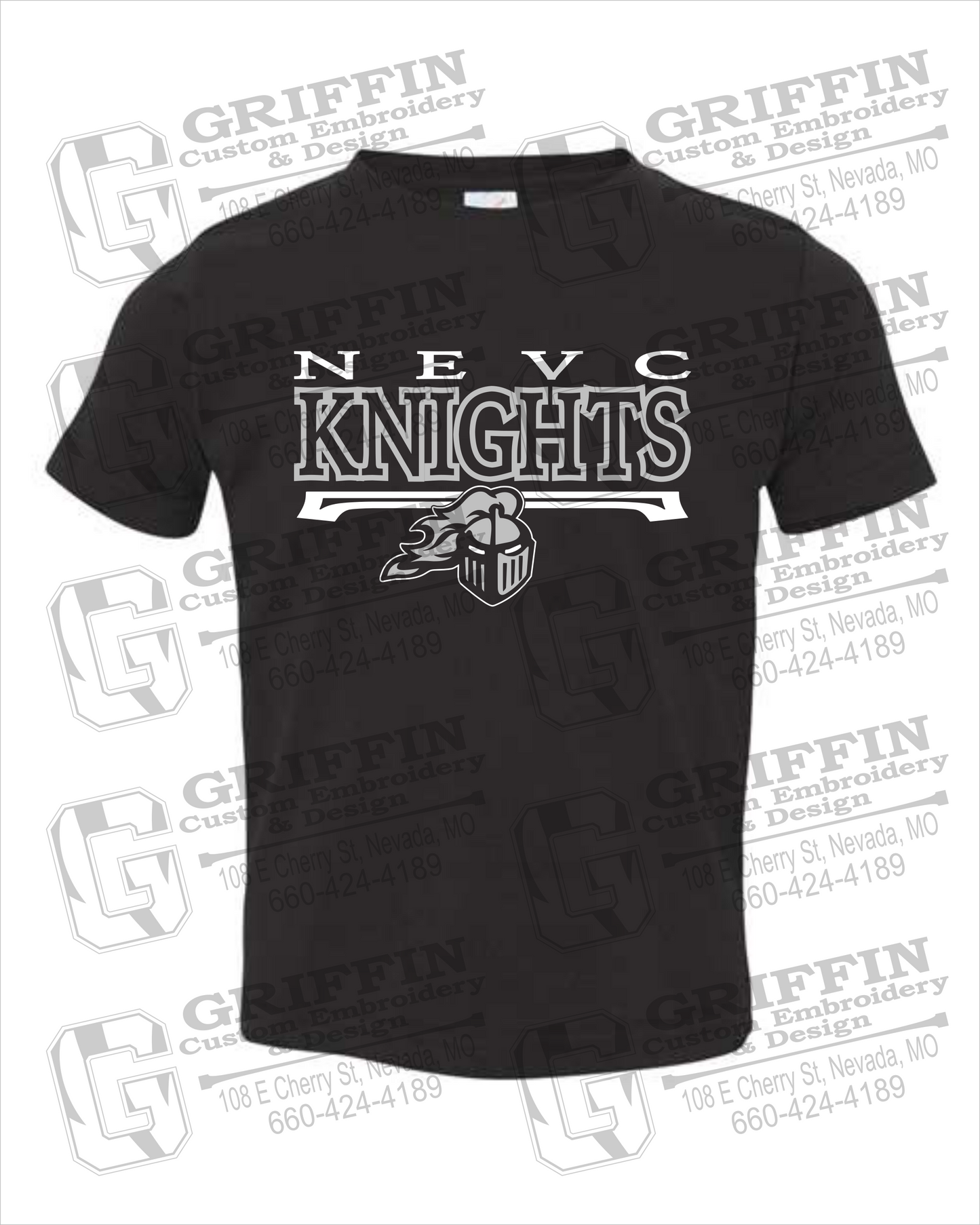 Toddler/Infant Cotton T-Shirt - NEVC Knights 23-A