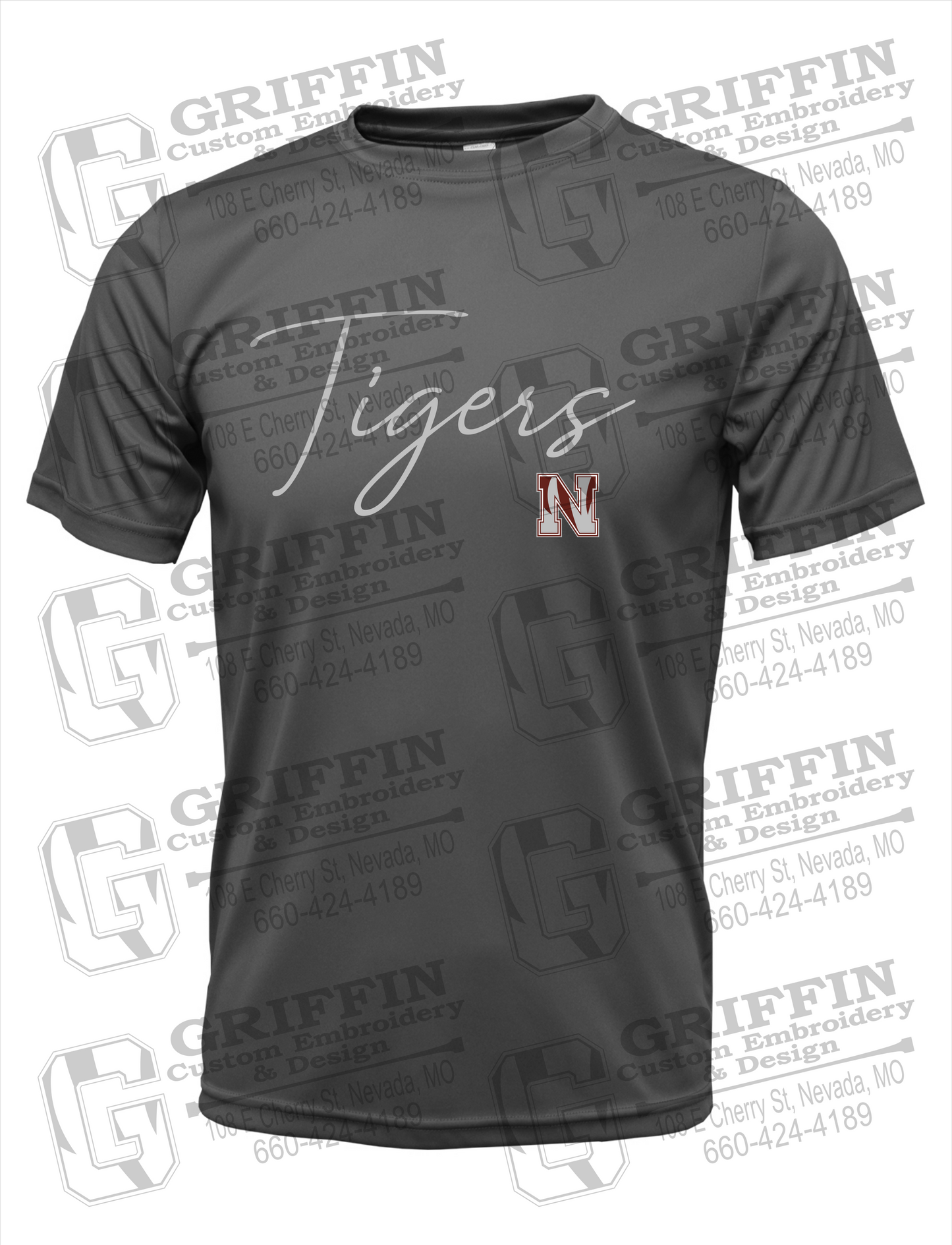 Dry-Fit Short Sleeve T-Shirt - Nevada Tigers 23-A