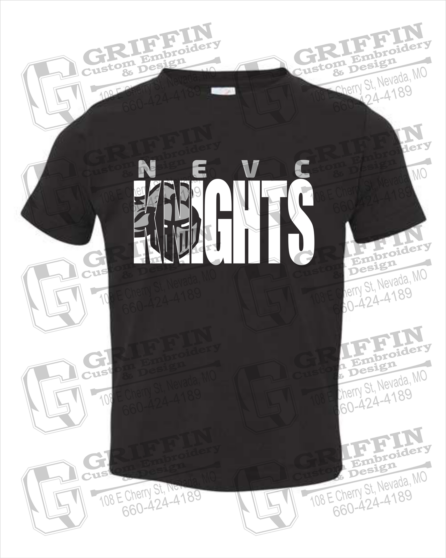 Toddler/Infant Cotton T-Shirt - NEVC Knights 23-B