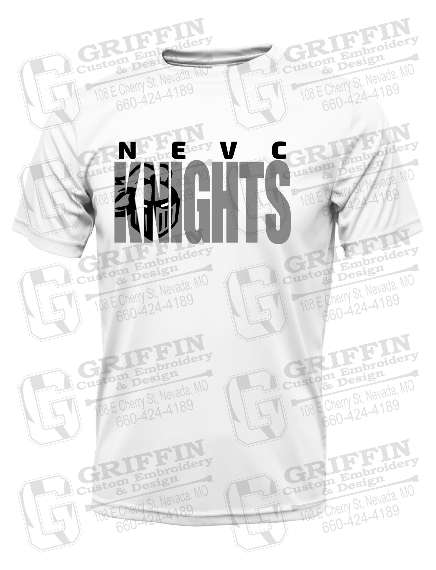 Dry-Fit Short Sleeve T-Shirt - NEVC Knights 23-B