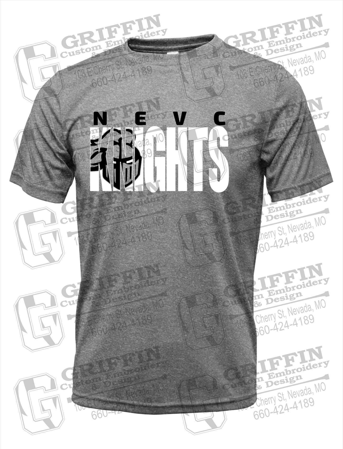 Dry-Fit Short Sleeve T-Shirt - NEVC Knights 23-B