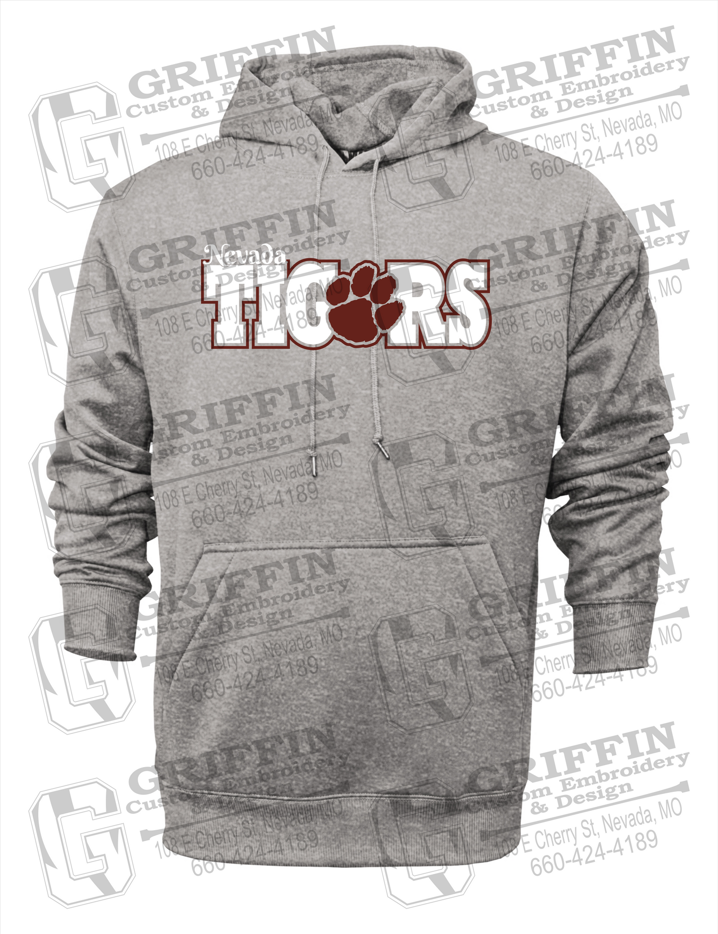 Performance Fleece Hoodie - Nevada Tigers 23-D