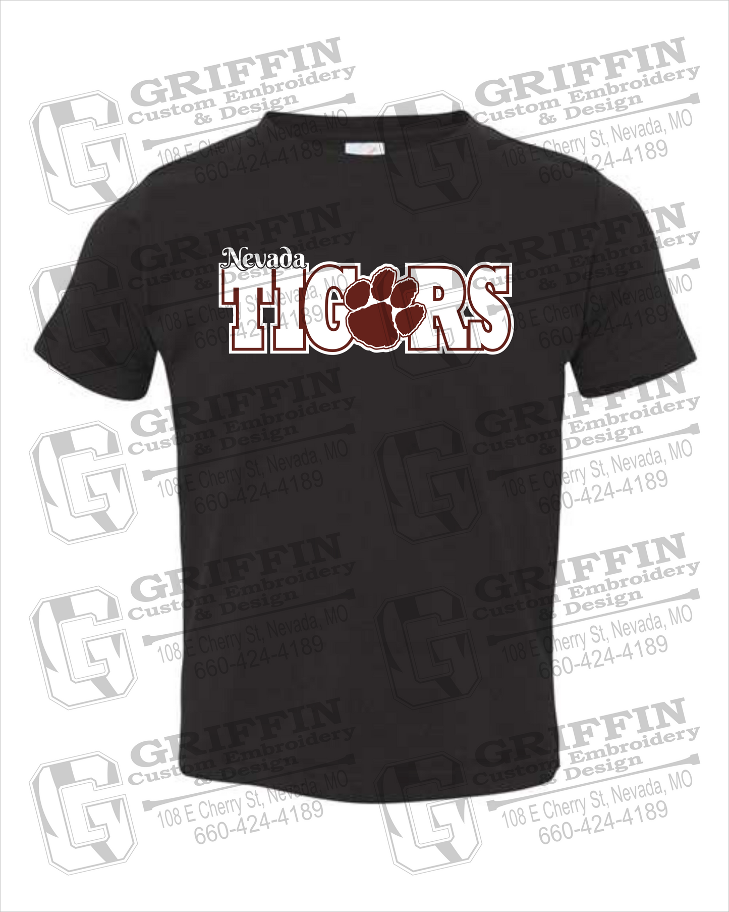 Toddler/Infant Cotton T-Shirt - Nevada Tigers 23-D