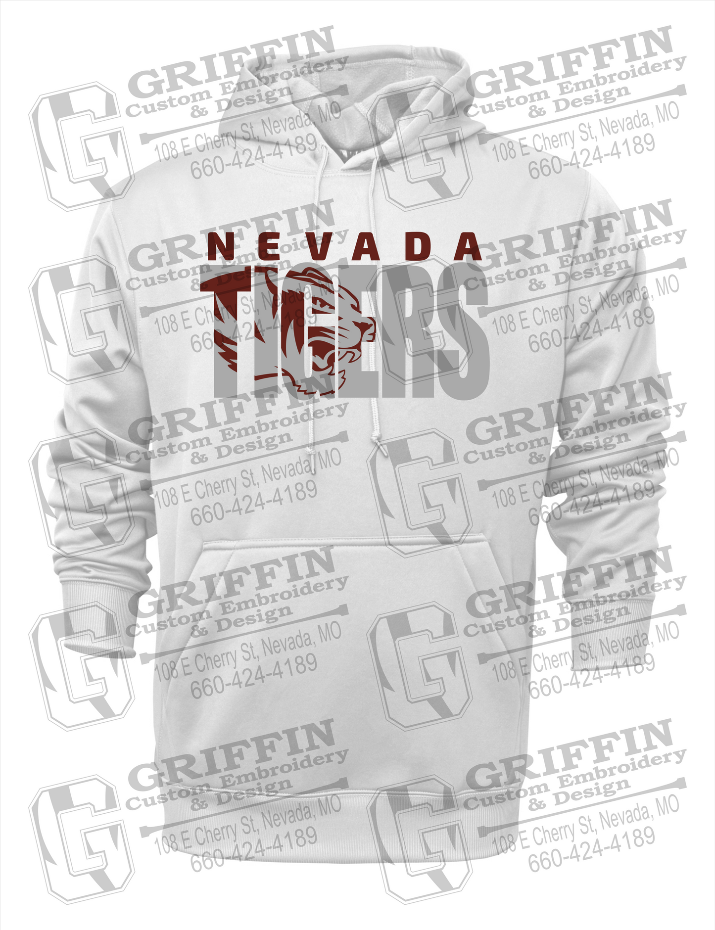 Performance Fleece Hoodie - Nevada Tigers 23-F