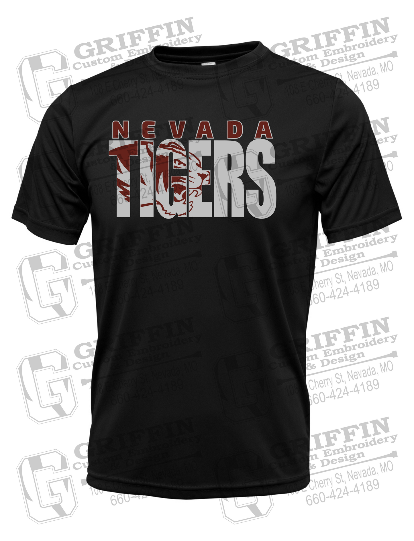 Dry-Fit Short Sleeve T-Shirt - Nevada Tigers 23-F