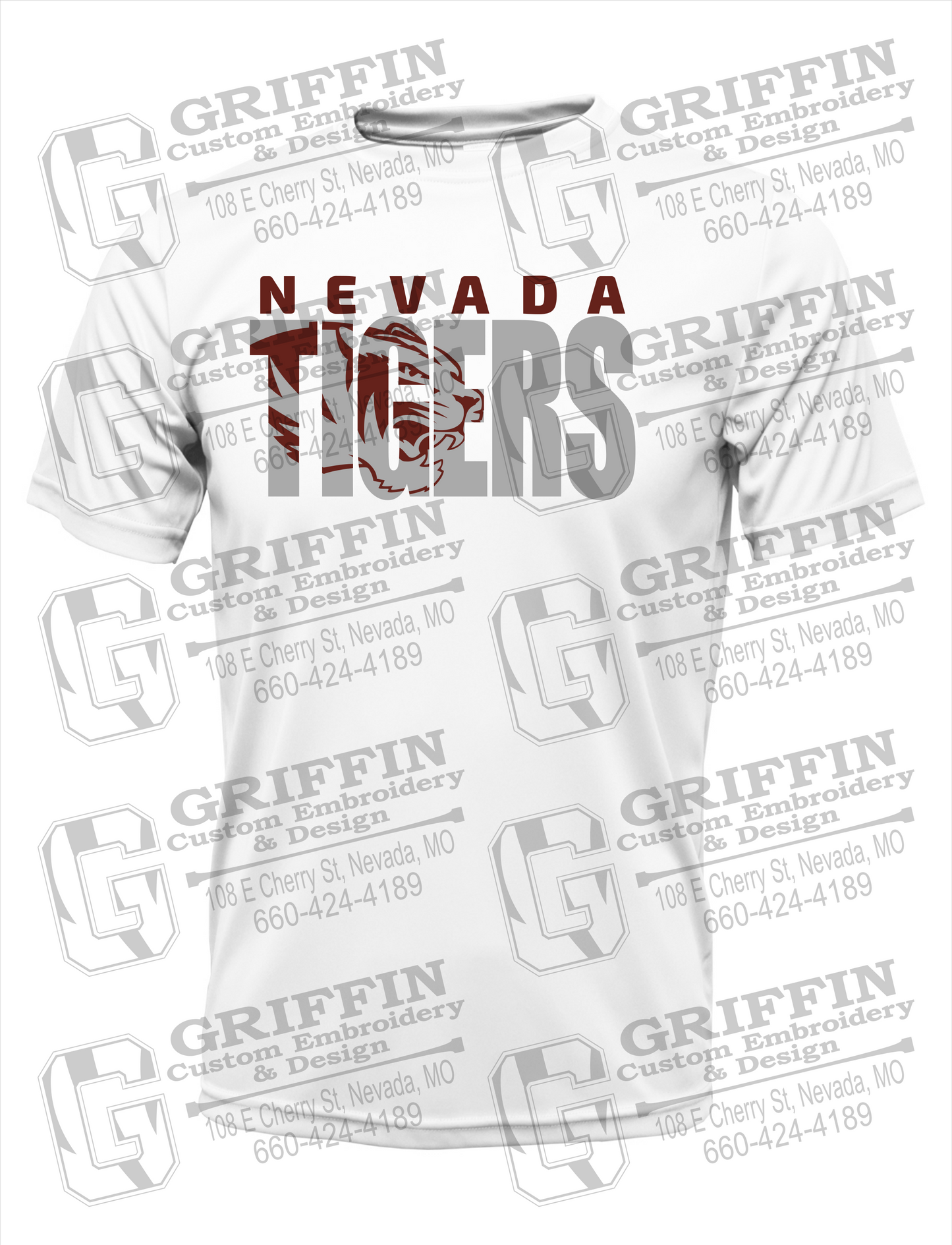 Dry-Fit Short Sleeve T-Shirt - Nevada Tigers 23-F