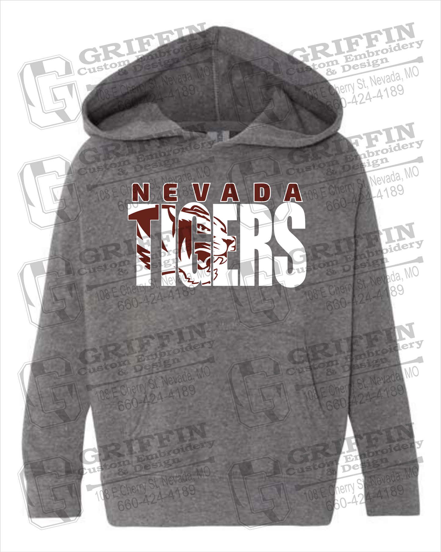 Nevada Tigers 23-F Toddler Hoodie