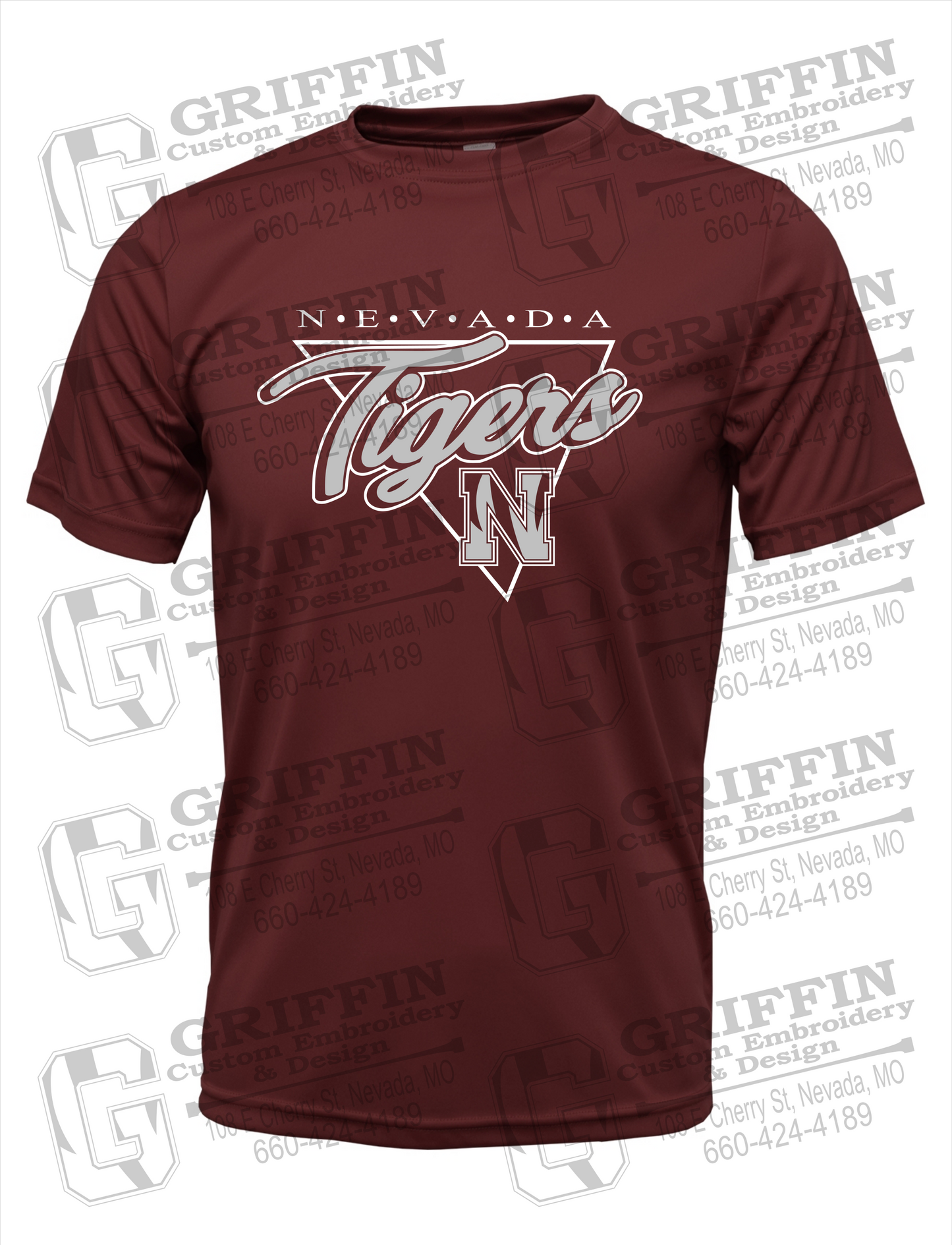 Dry-Fit Short Sleeve T-Shirt - Nevada Tigers 23-G