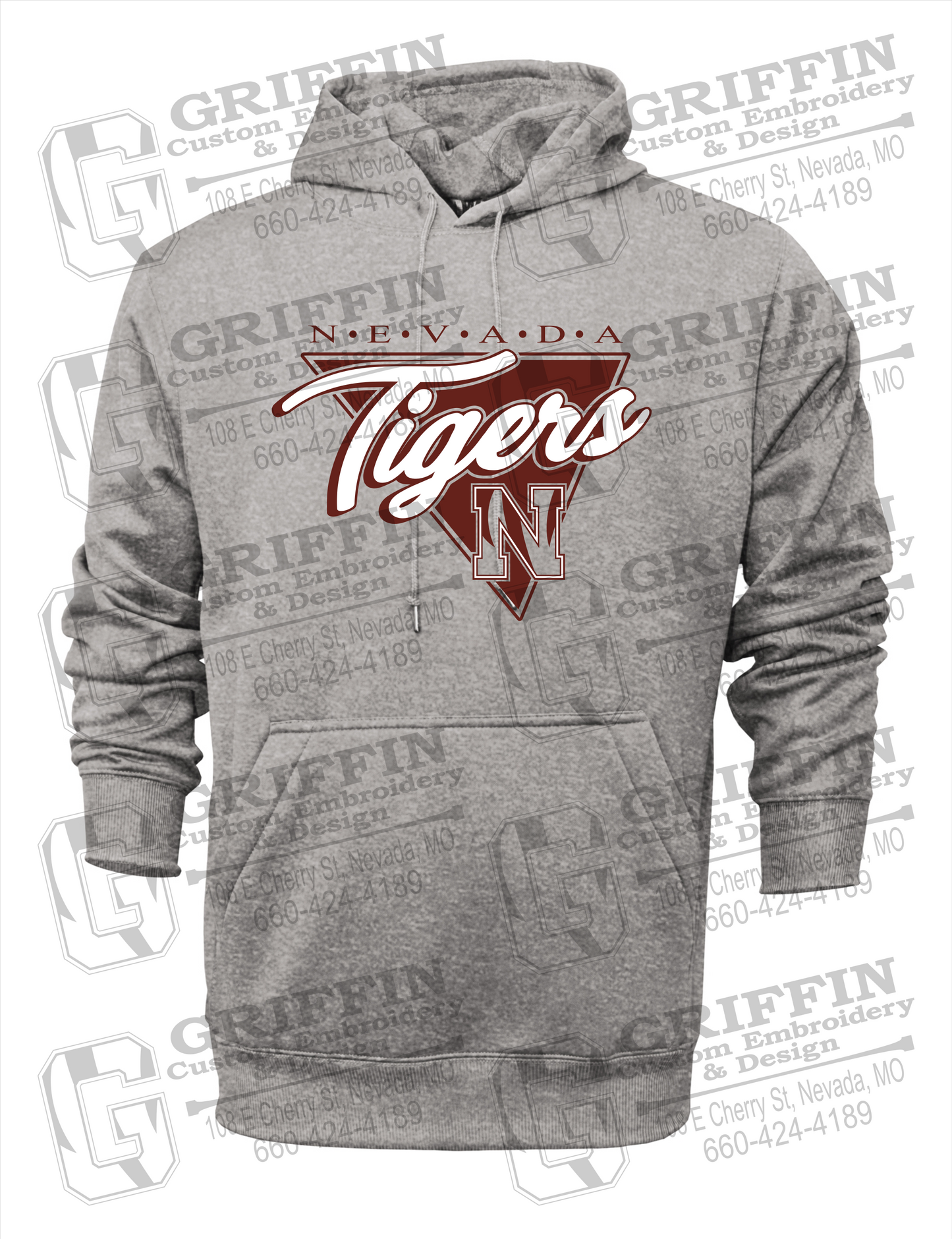 Performance Fleece Hoodie - Nevada Tigers 23-G