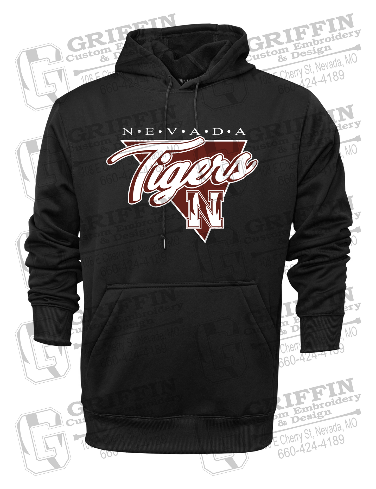Performance Fleece Hoodie - Nevada Tigers 23-G