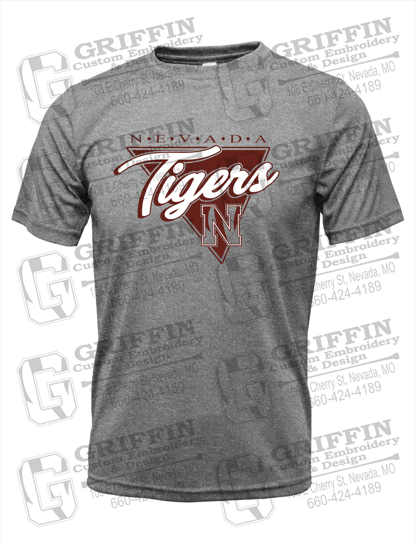 Dry-Fit Short Sleeve T-Shirt - Nevada Tigers 23-G