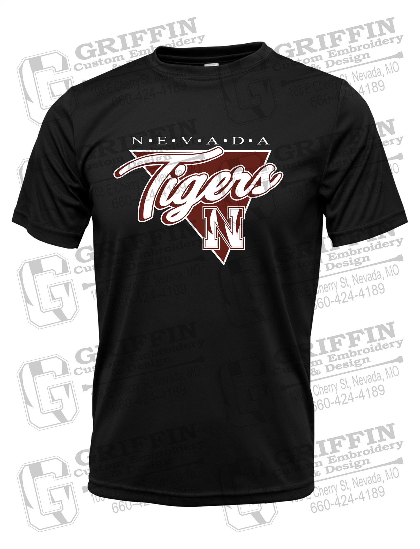 Dry-Fit Short Sleeve T-Shirt - Nevada Tigers 23-G